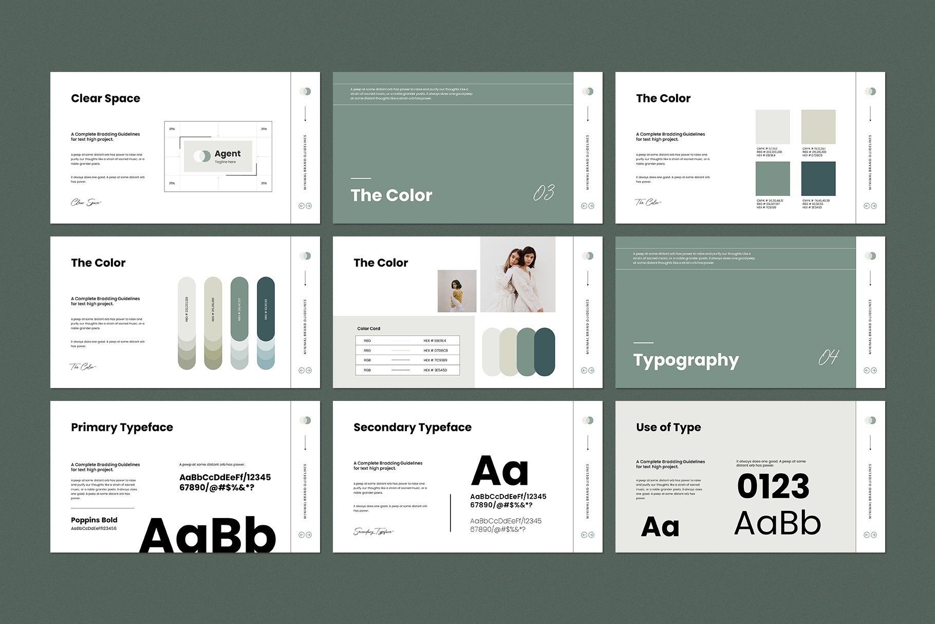 Agent | Brand Guidelines Template - Design Cuts