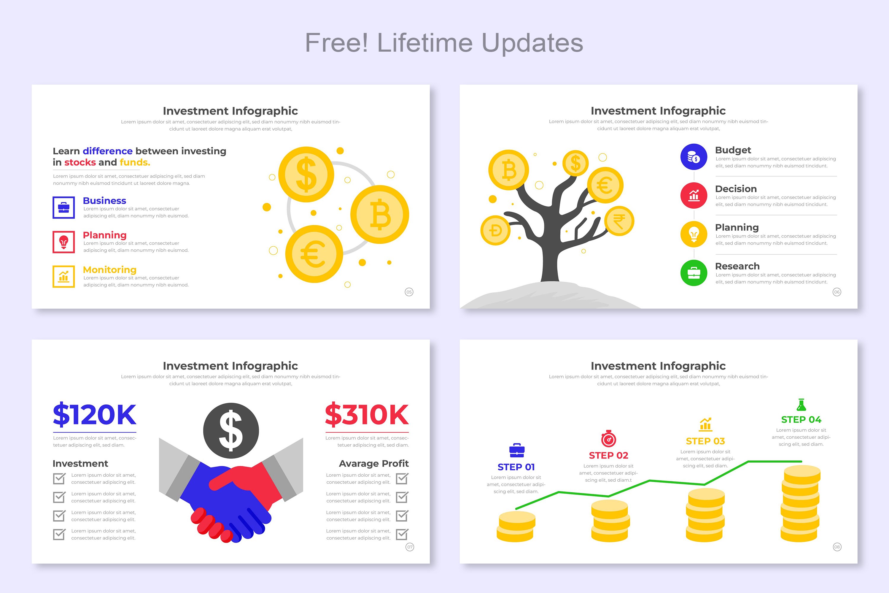 Investment Infographic Template - Design Cuts