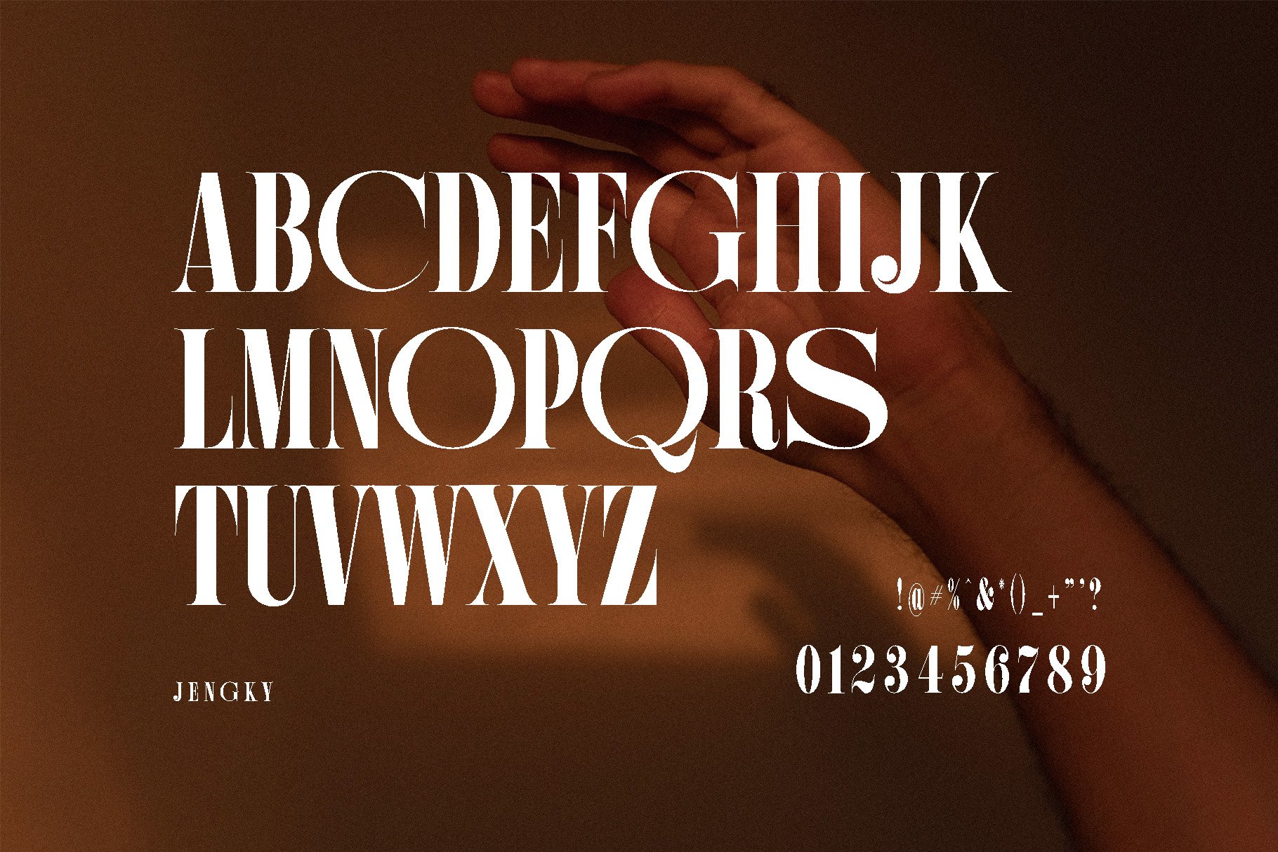 Jengky Serif Font - Design Cuts