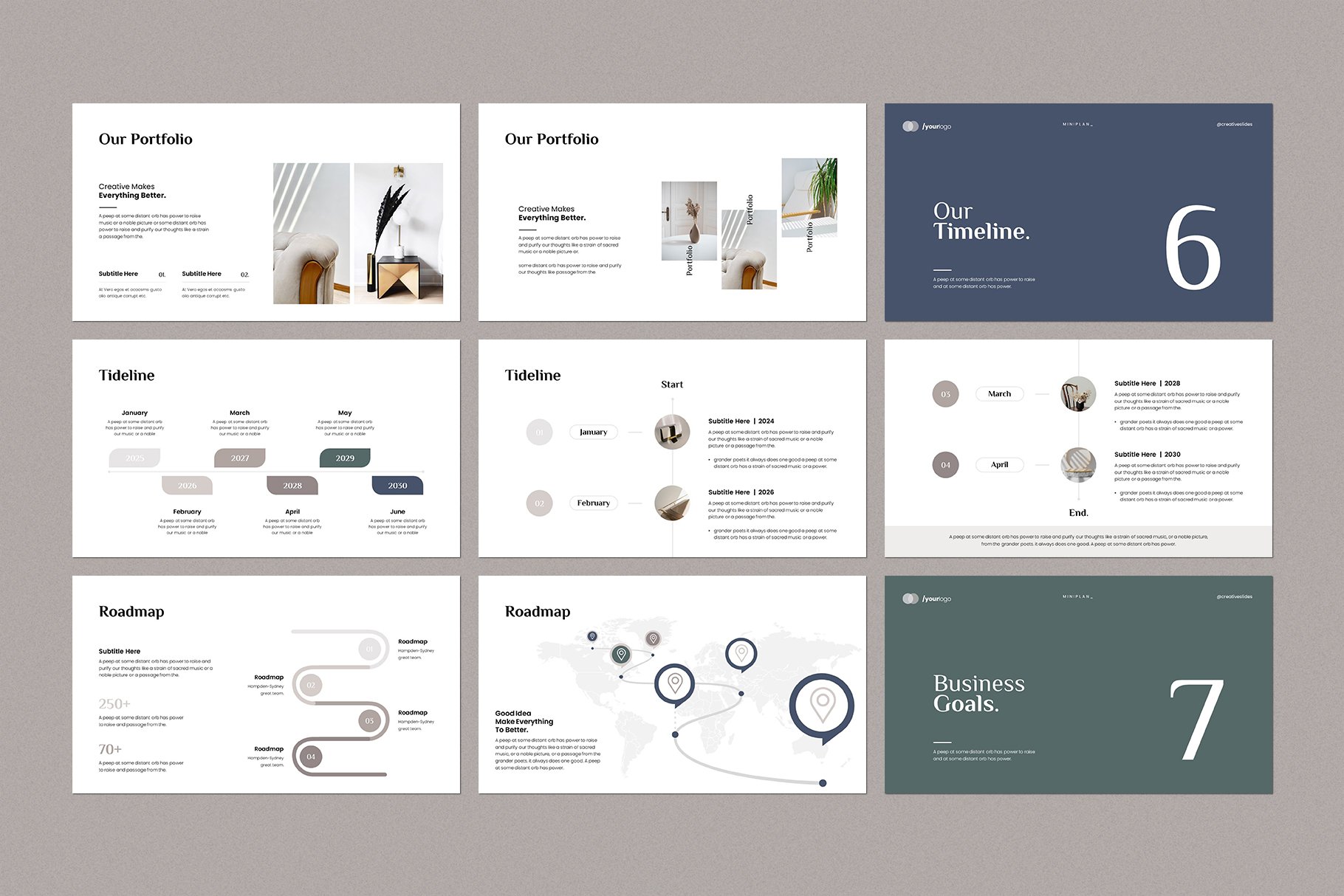 Business Pitch-Deck PowerPoint Template 2 - Design Cuts