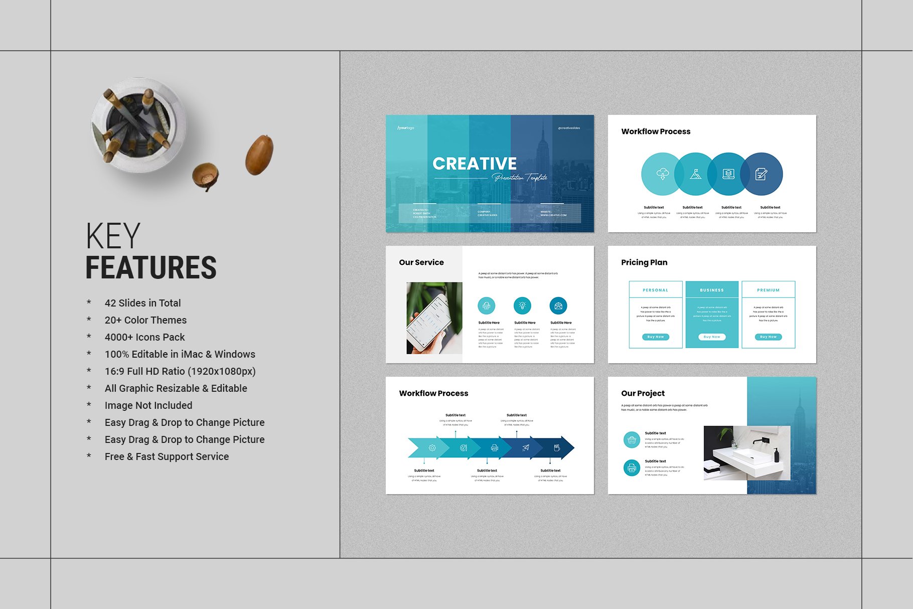 Creative | PowerPoint Template - Design Cuts