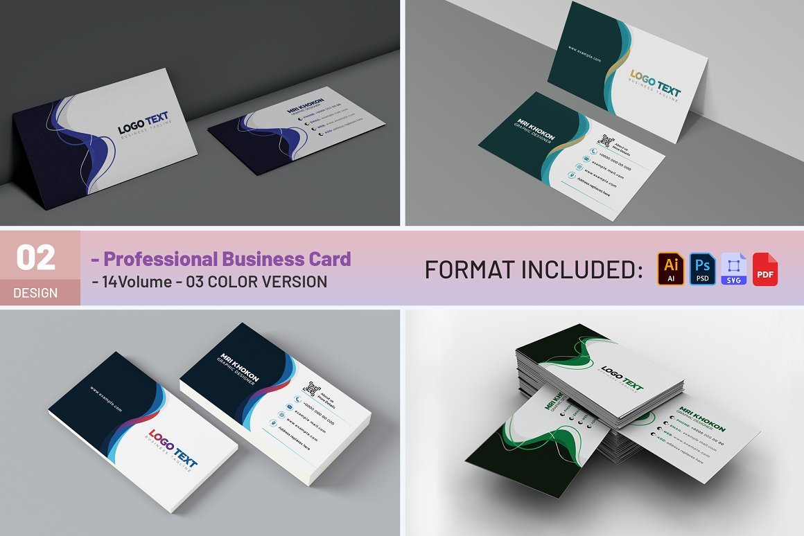 ai business card template