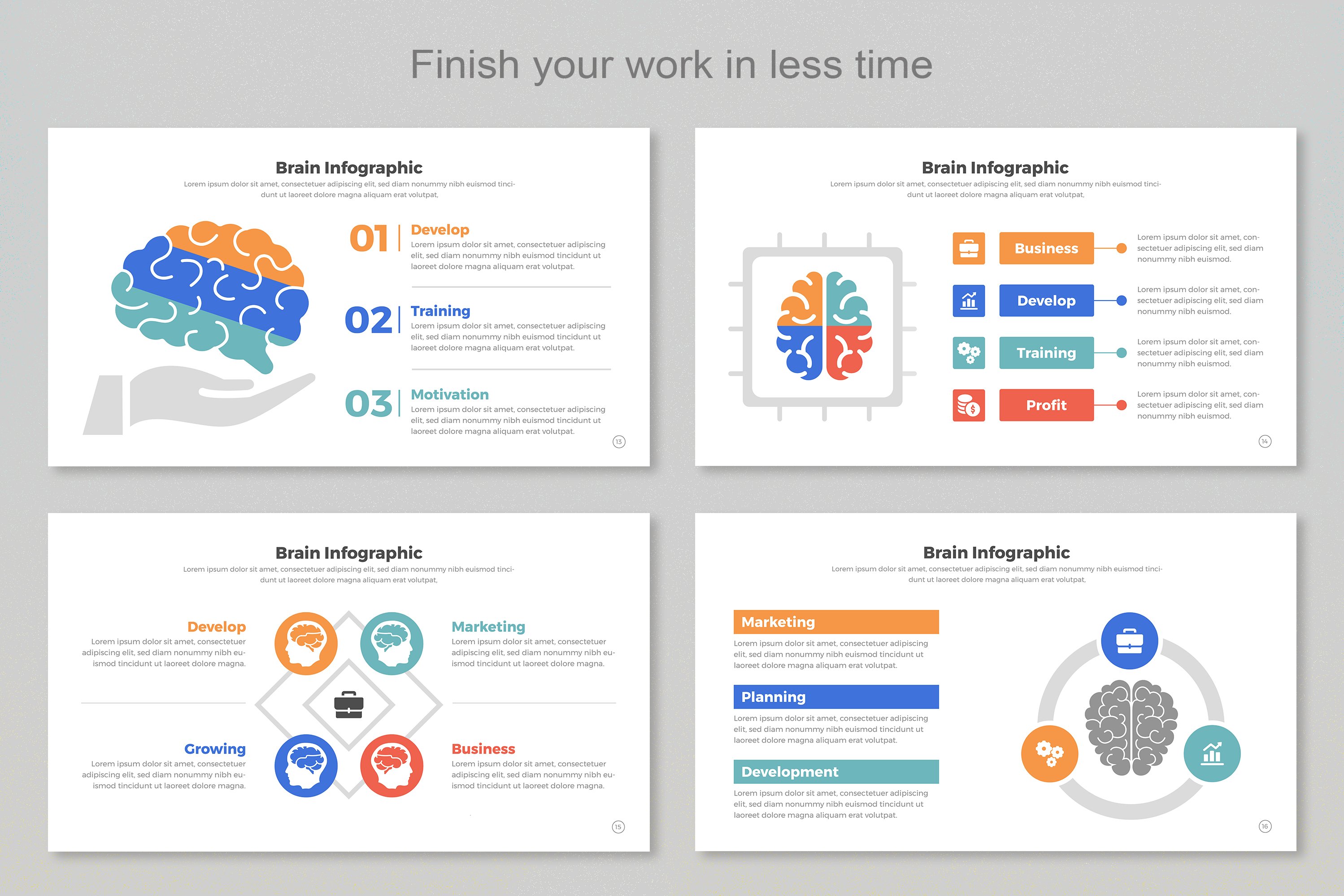 Brain Infographic Templates - Design Cuts