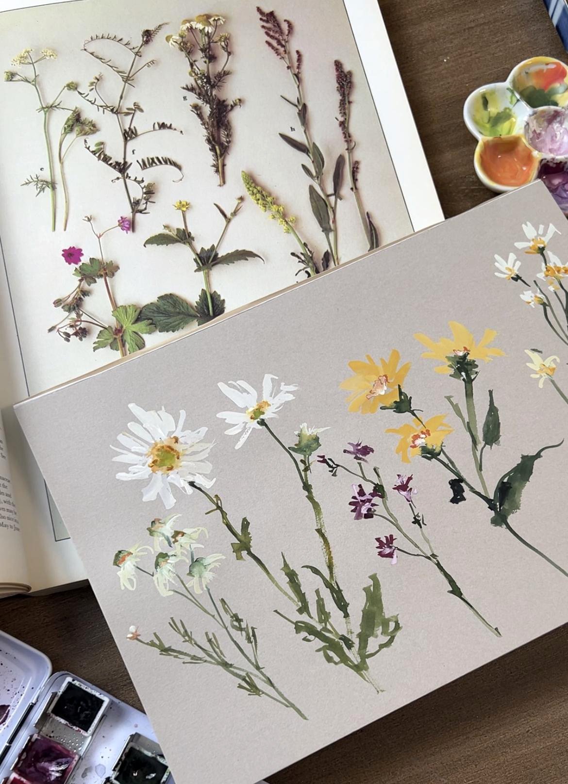 Beginner Watercolor Florals: 5 Easy Flowers Anyone Can Paint