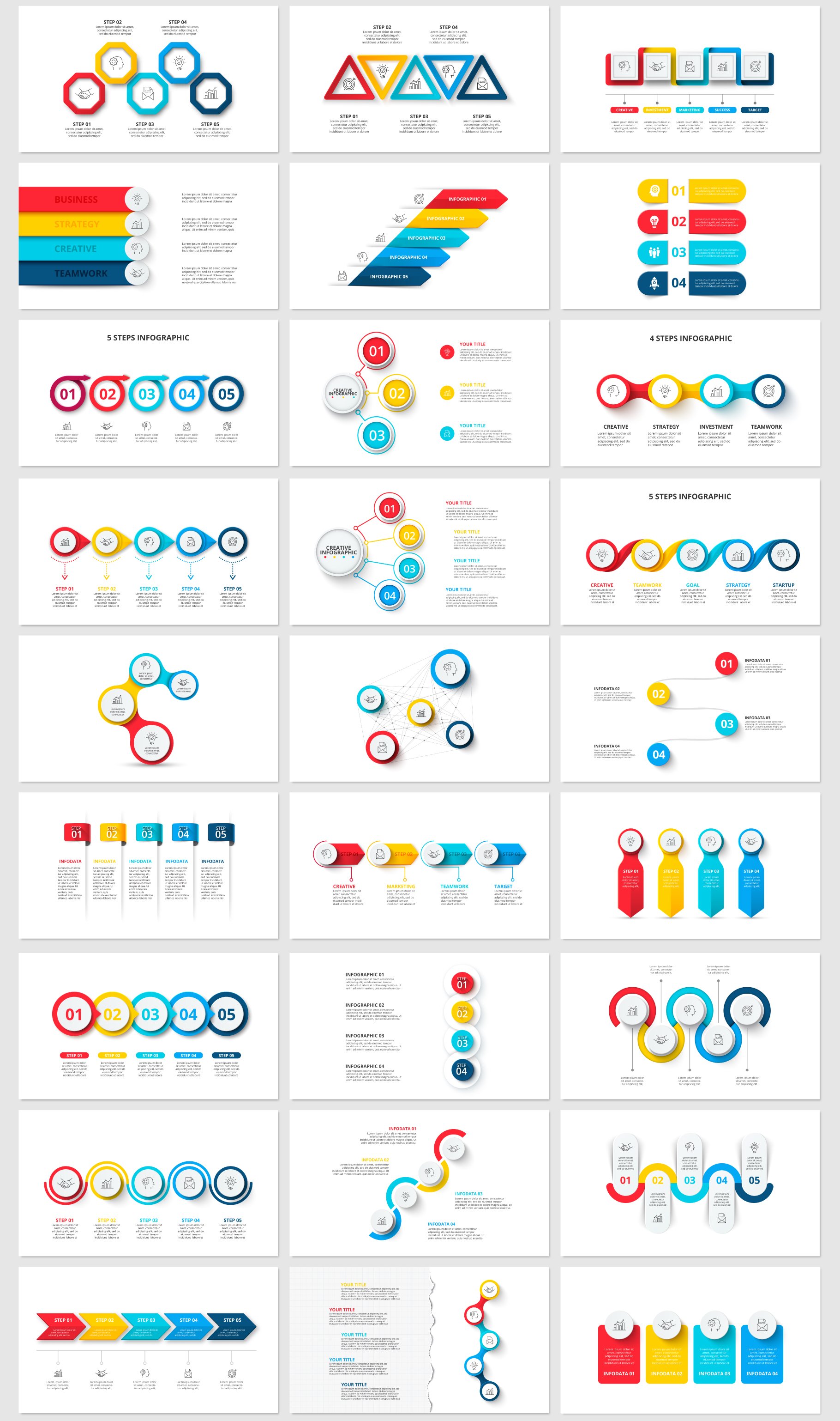 Animated Creative Powerpoint Infographics - Design Cuts