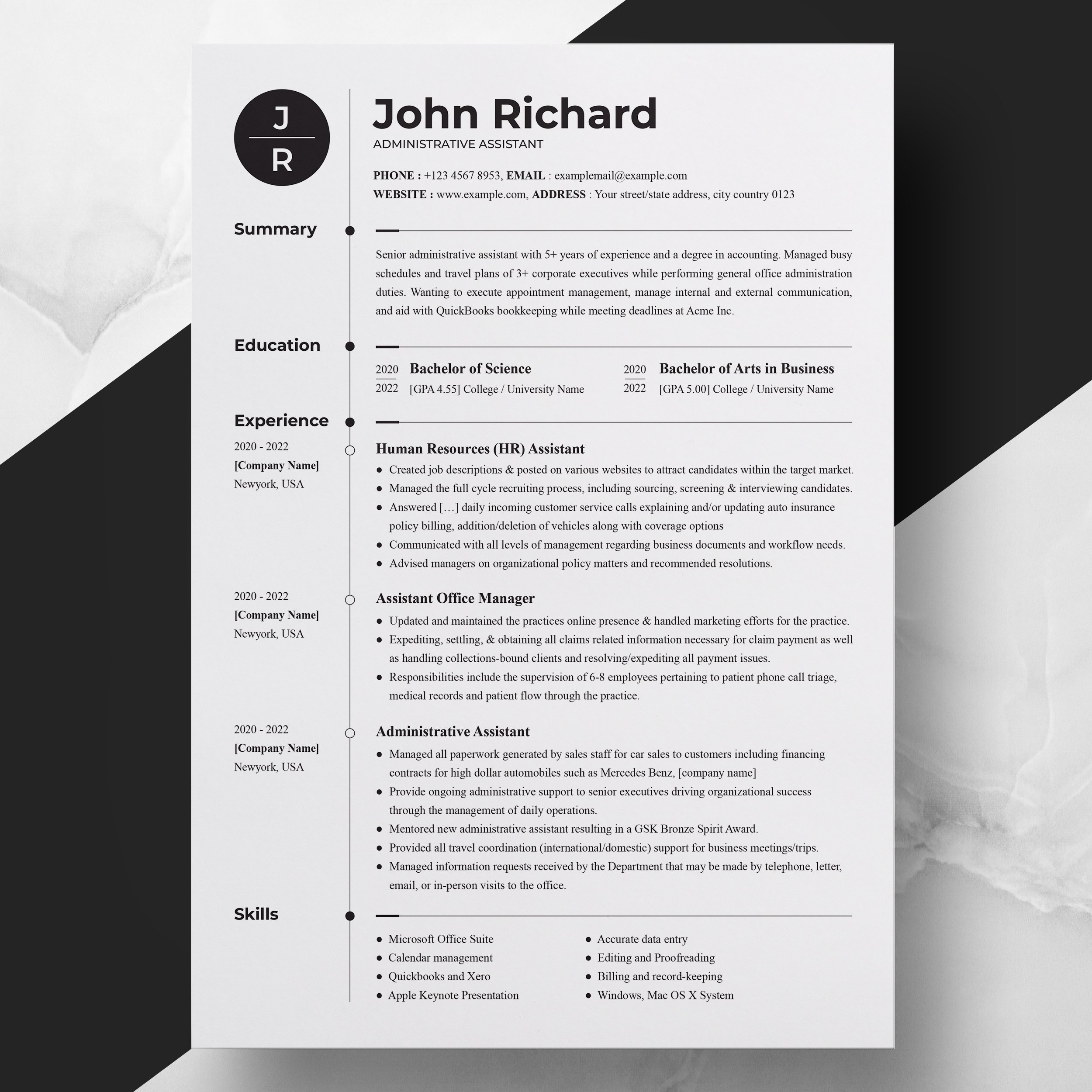 Assistant Manager Finance Resume 2 - Design Cuts