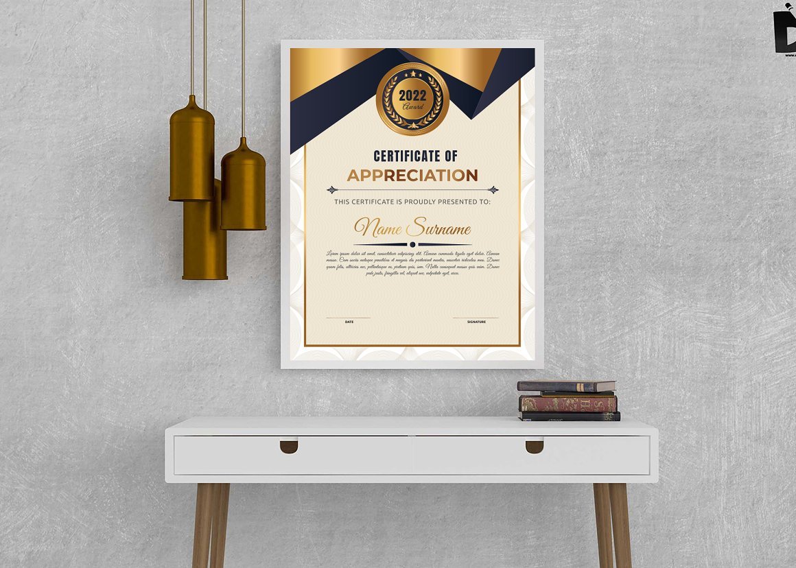 Creative Certificate Appreciation - Design Cuts