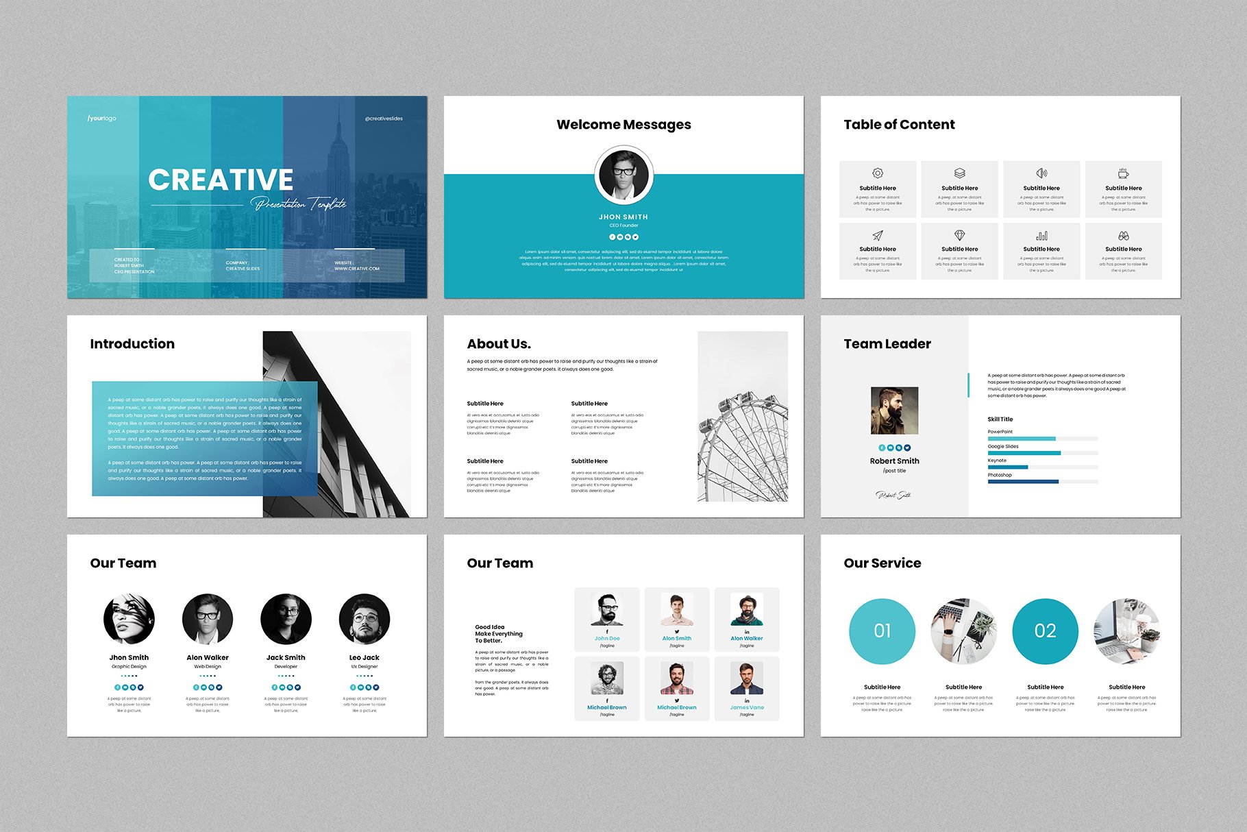 Creative | PowerPoint Template - Design Cuts