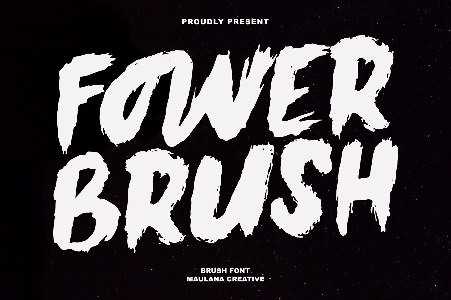 Fower Brush Font - Design Cuts