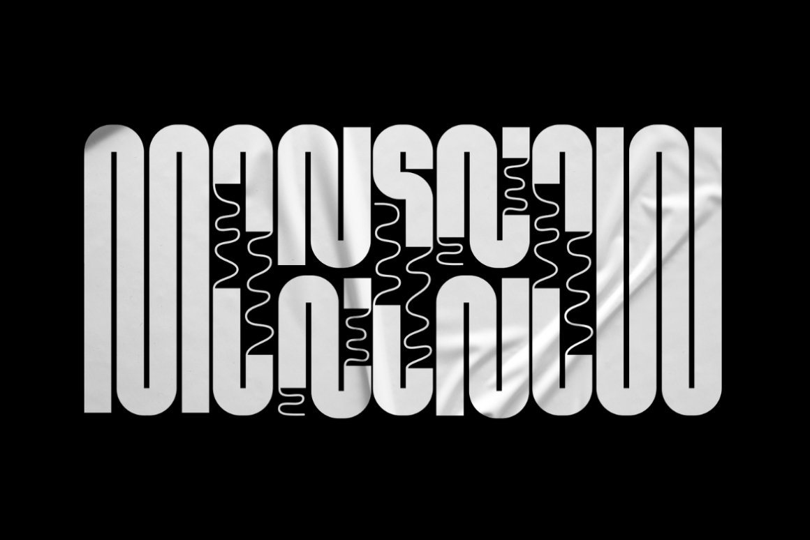 HS Monsnow - An Experimental Condesed Font - Design Cuts