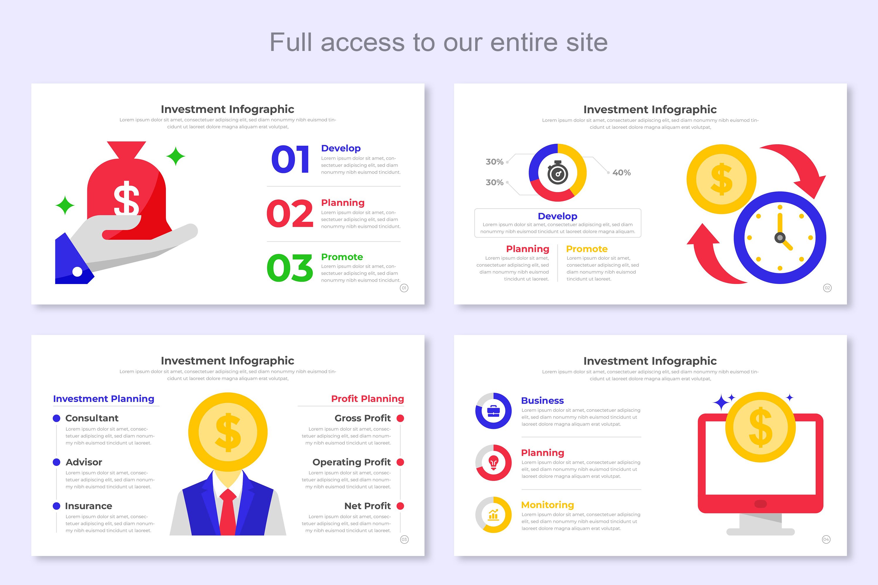 Investment Infographic Template - Design Cuts