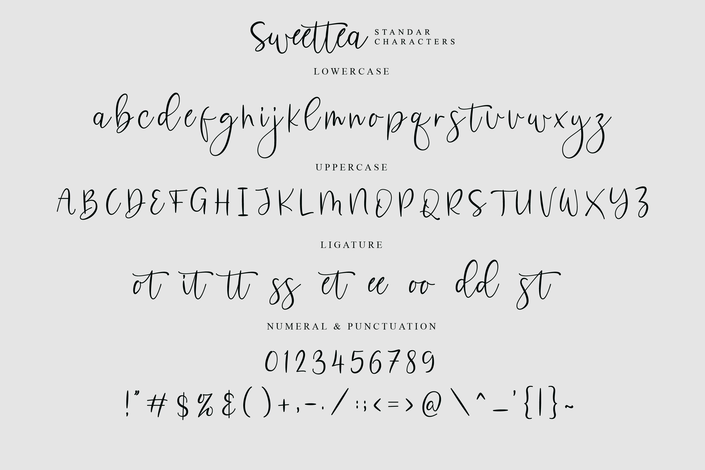 Sweettea Is A Signature Script Font - Design Cuts