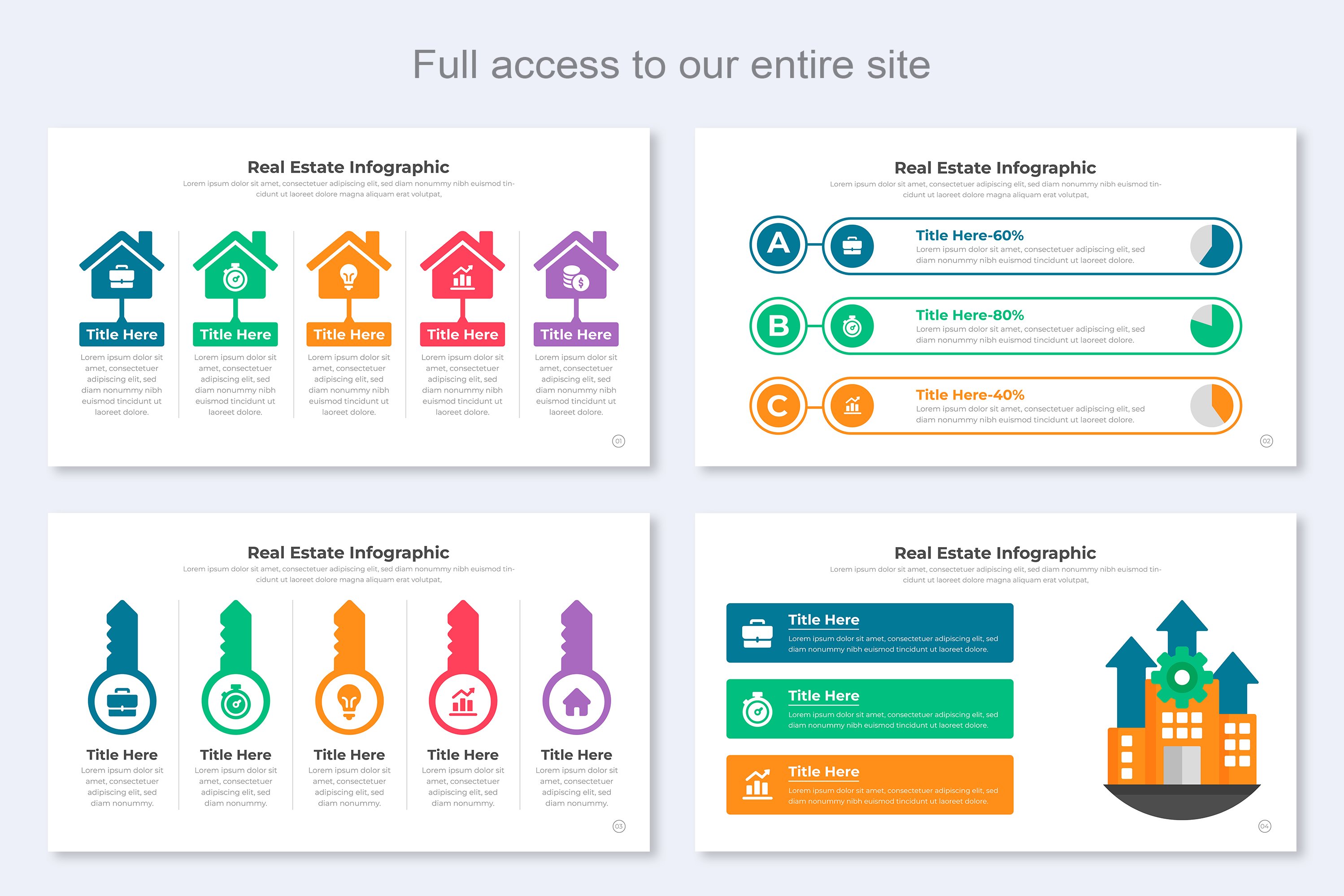 Real Estate Infographic Template - Design Cuts