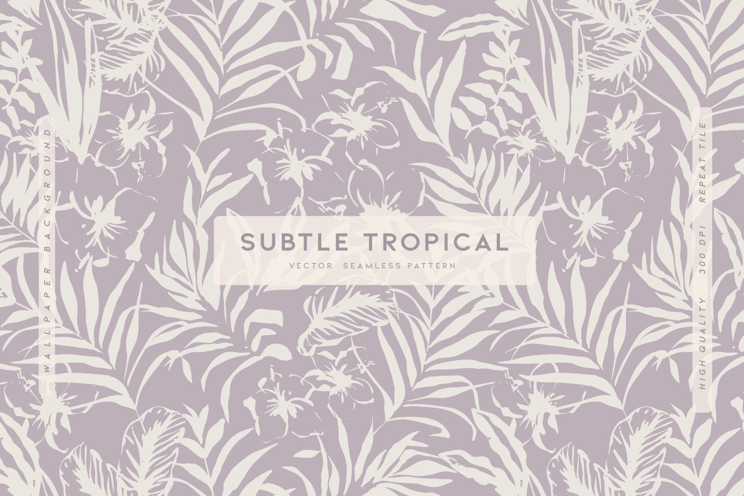 Subtle Tropical Print - Design Cuts