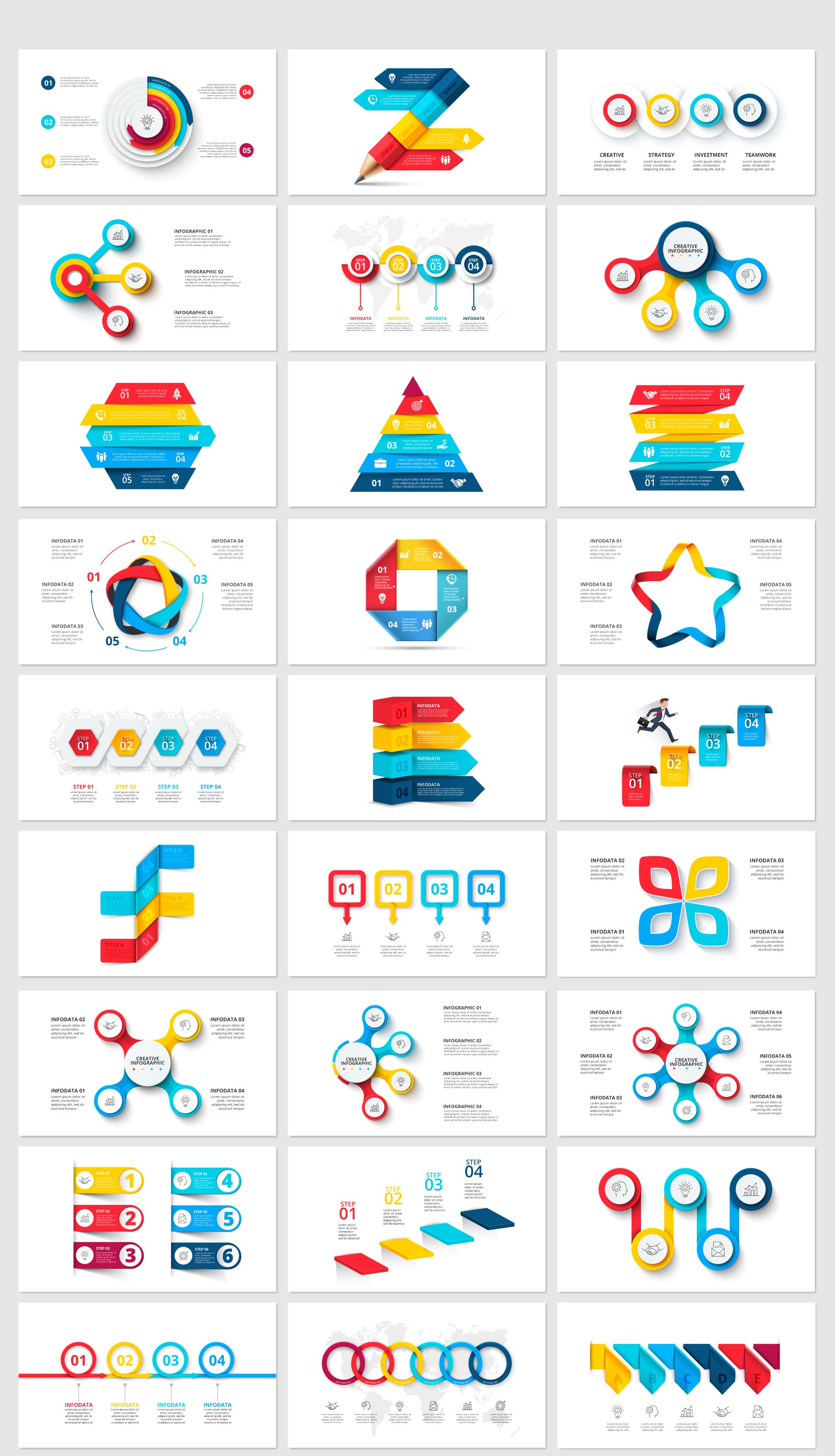 Animated Creative PowerPoint Infographics - Design Cuts