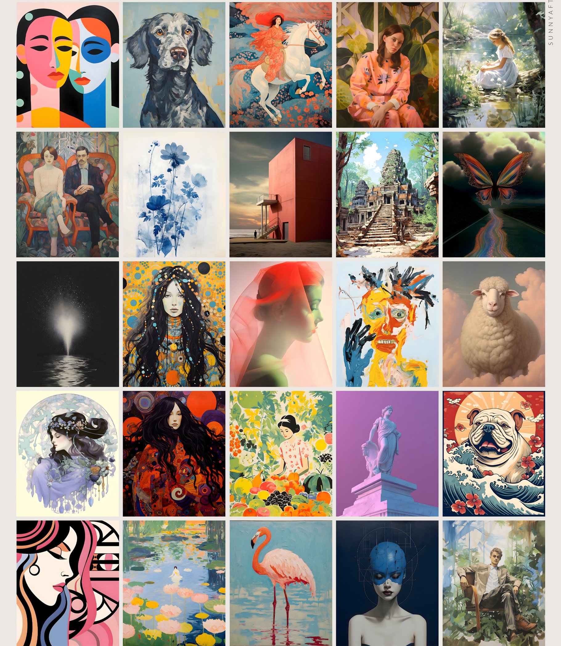 Maximalist Poster Wall Art Gallery - Design Cuts