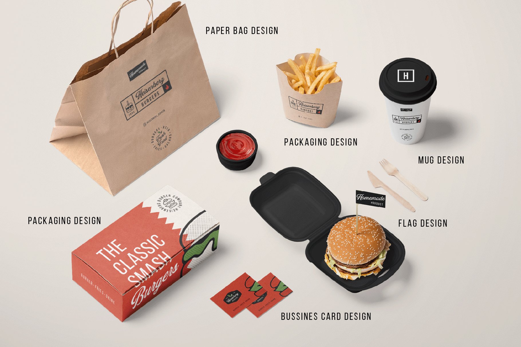 Burger Design French Fries  Fries packaging, Burger, Burger branding