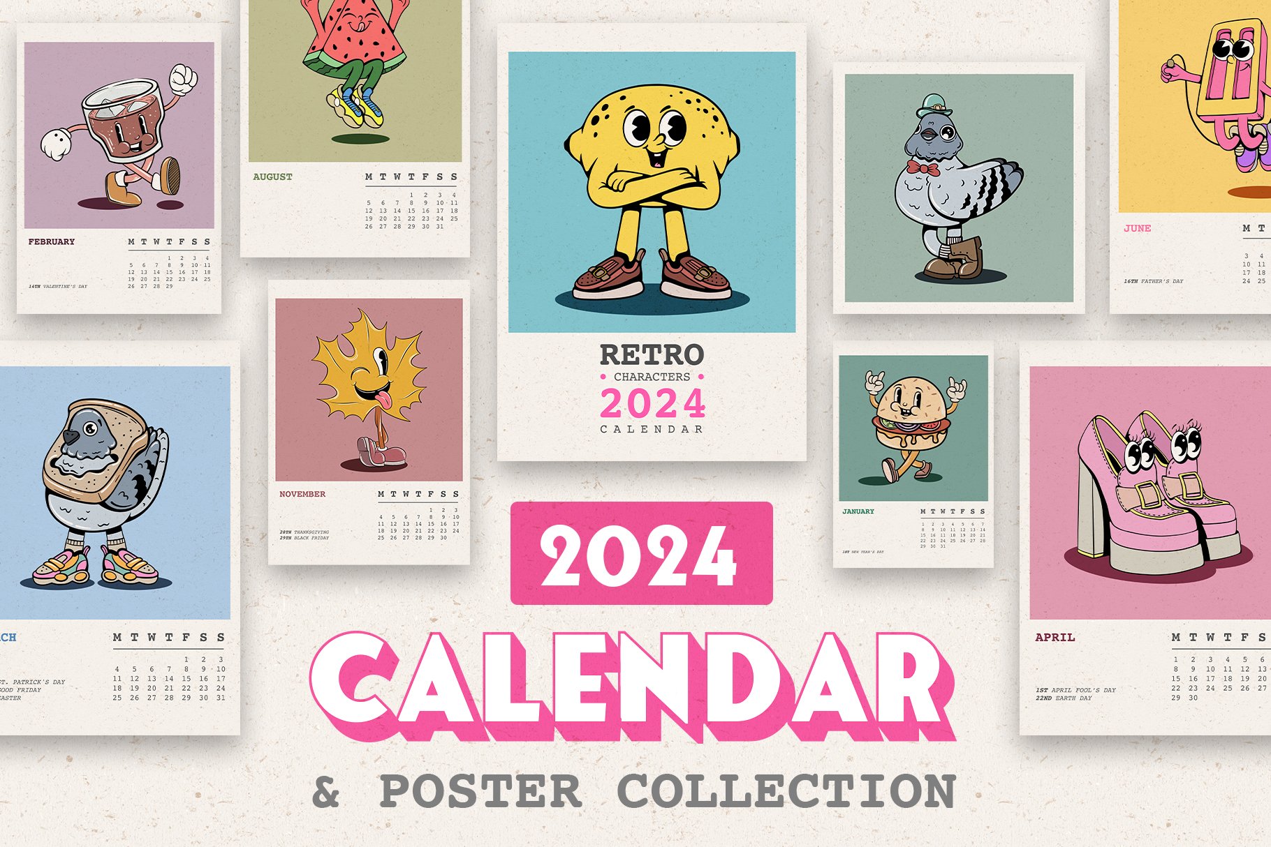 2024 Calendars Collection - Design Cuts