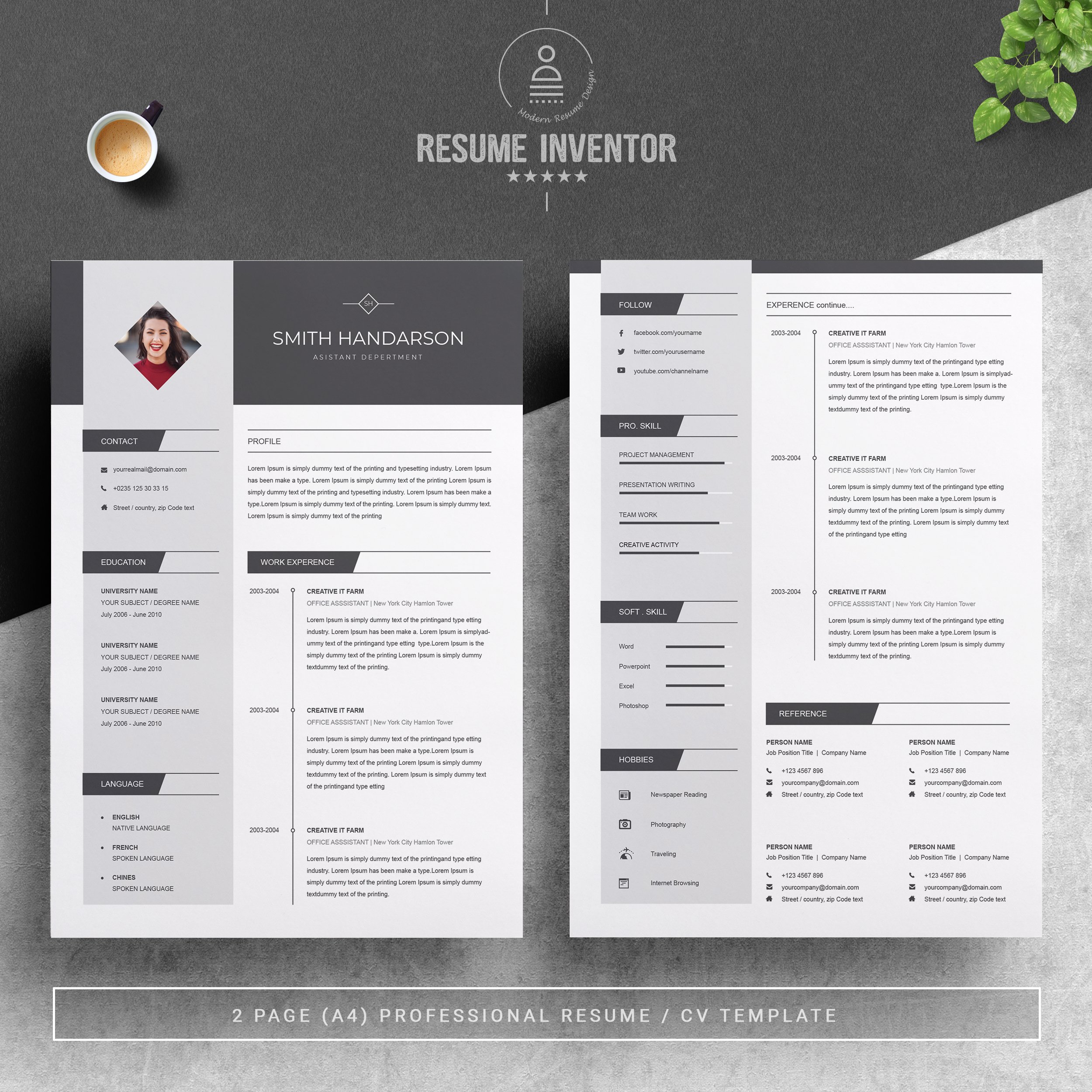 Resume Template 12 - Design Cuts