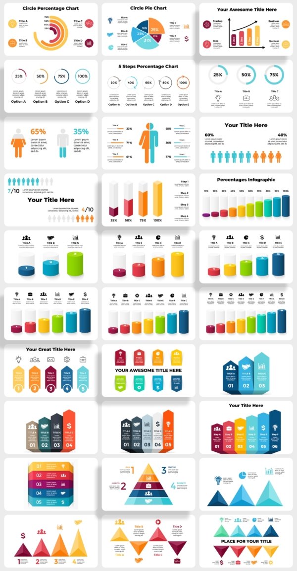 Display Your Designs In A Diverse Way With These Infographic Templates