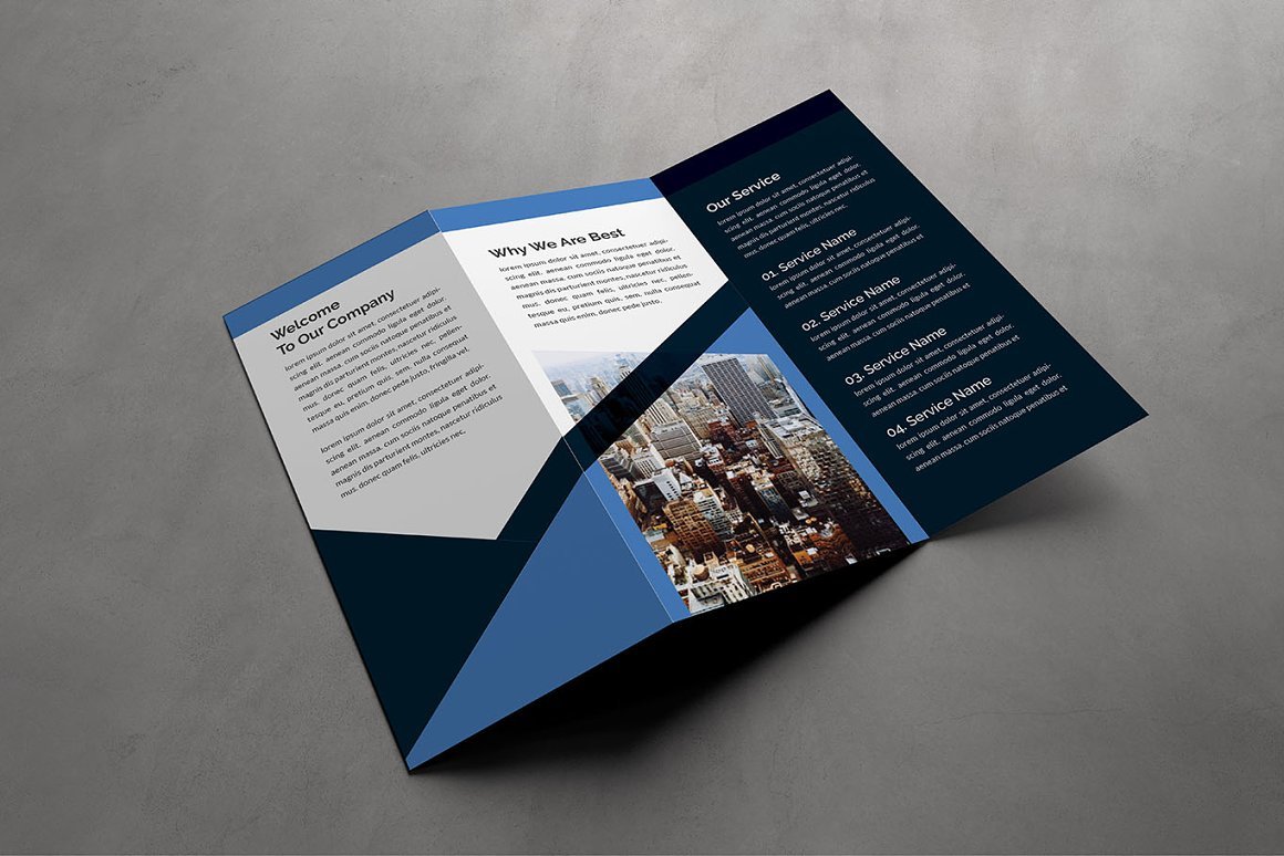 Business Trifold Brochure Collection V-02 - Design Cuts