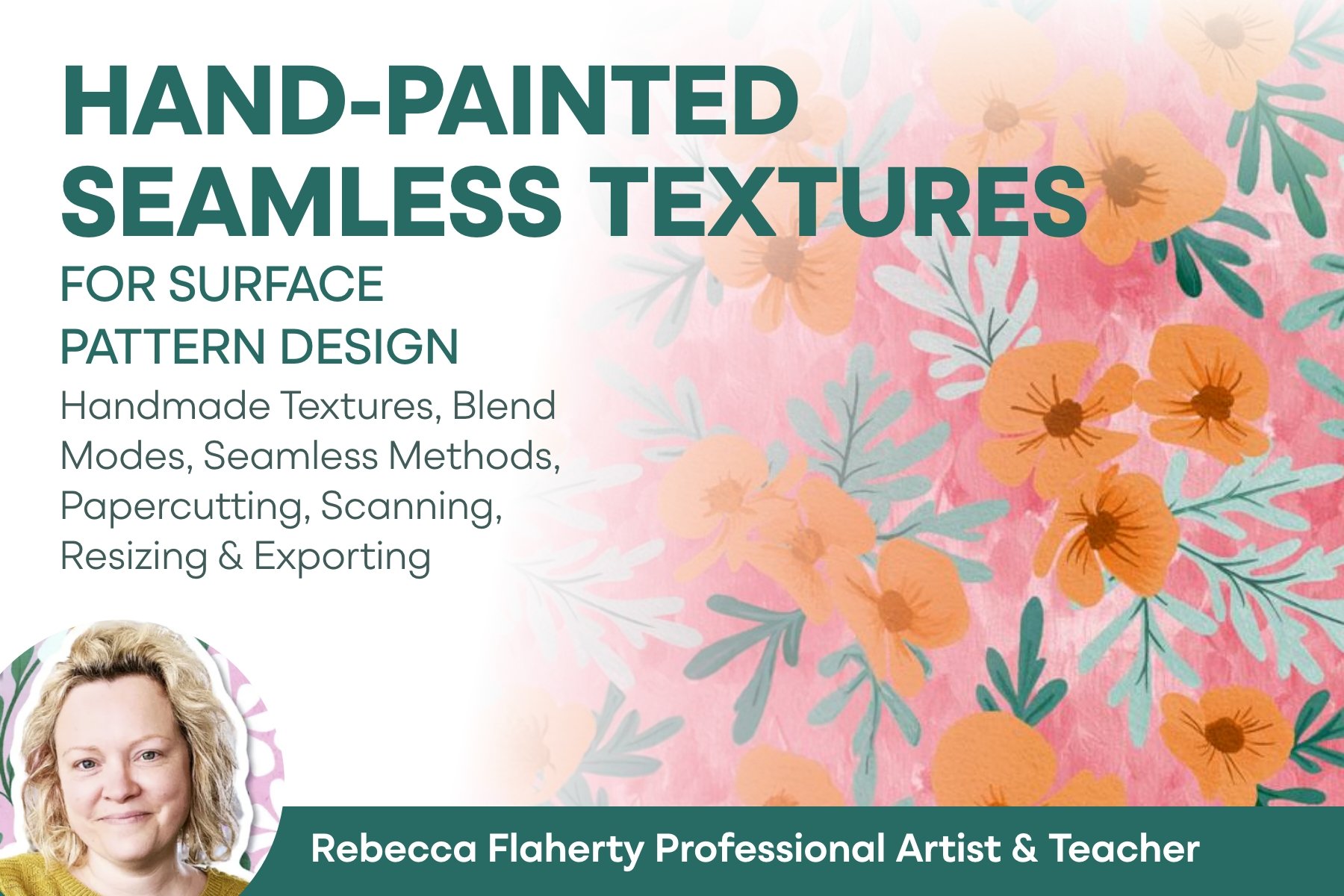 Hand-Painted Seamless Textures For Surface Pattern Design