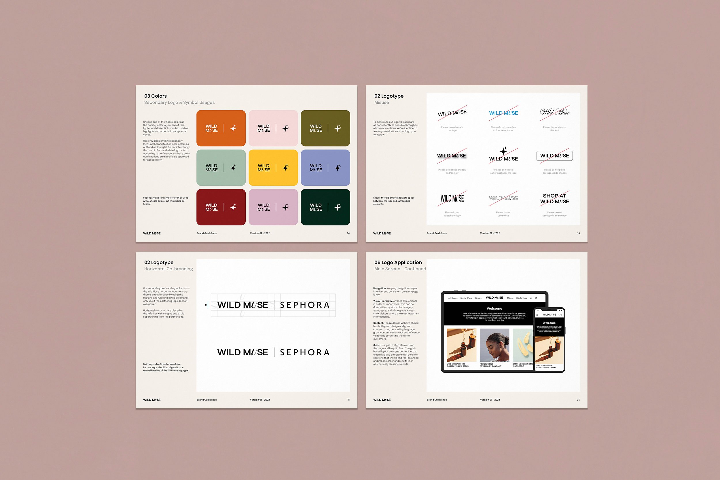 Wild Muse Brand Guidelines Template - Design Cuts