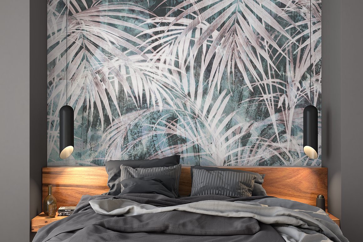 Faded Tropical Wallpaper - Design Cuts