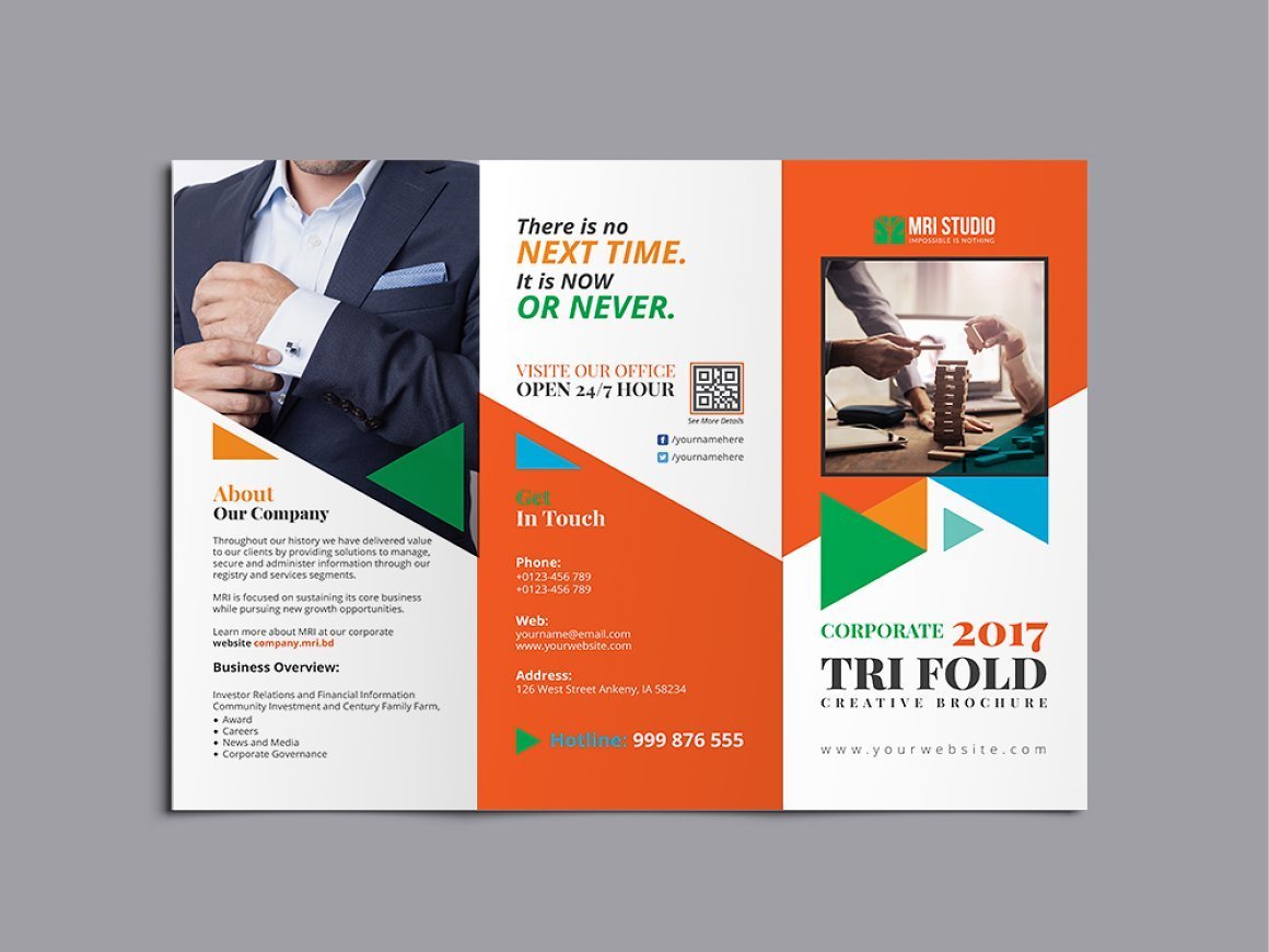 Creative Trifold Brochure Collection - Design Cuts