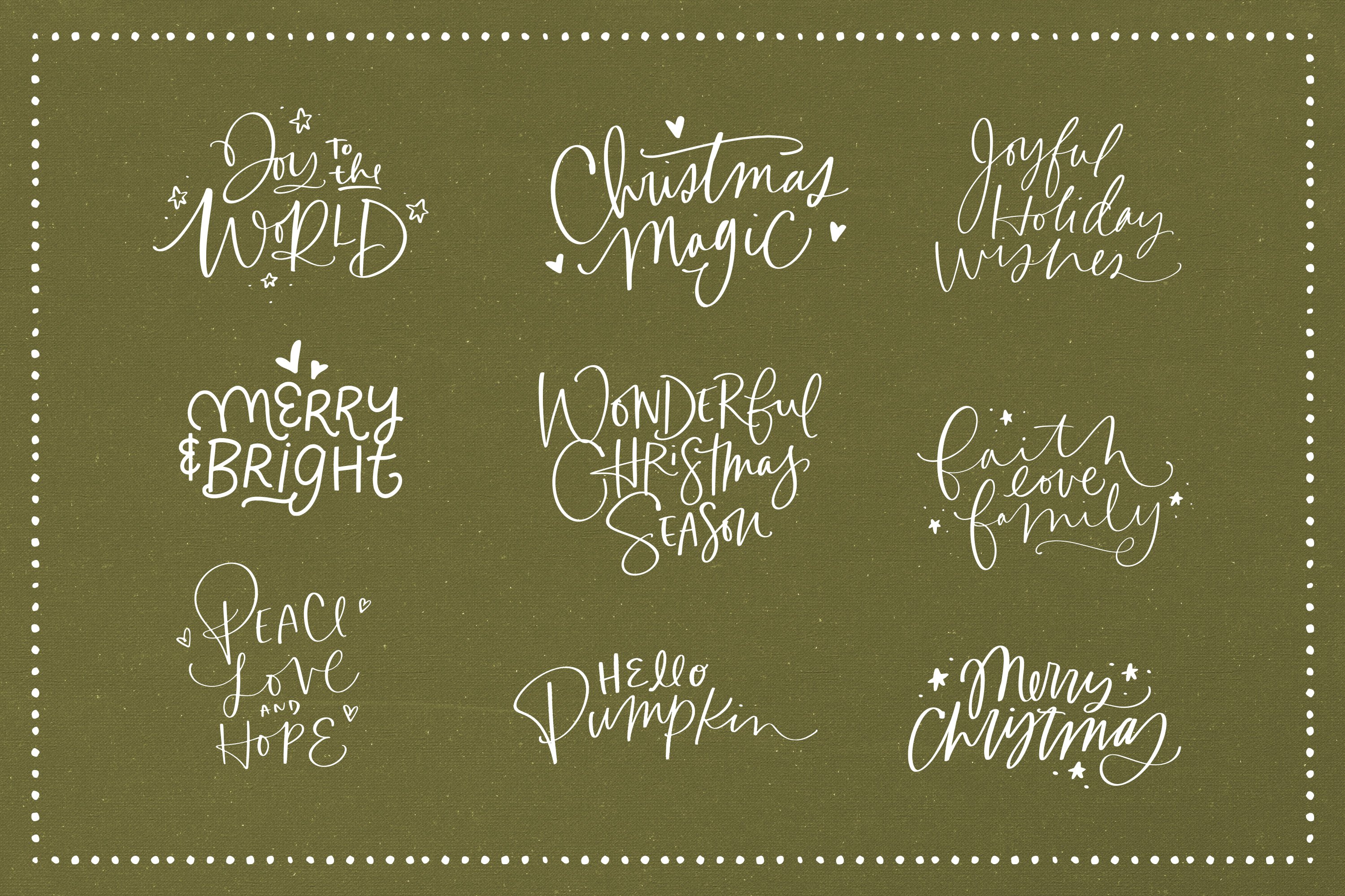 Christmas Express Lettering Pack - Design Cuts