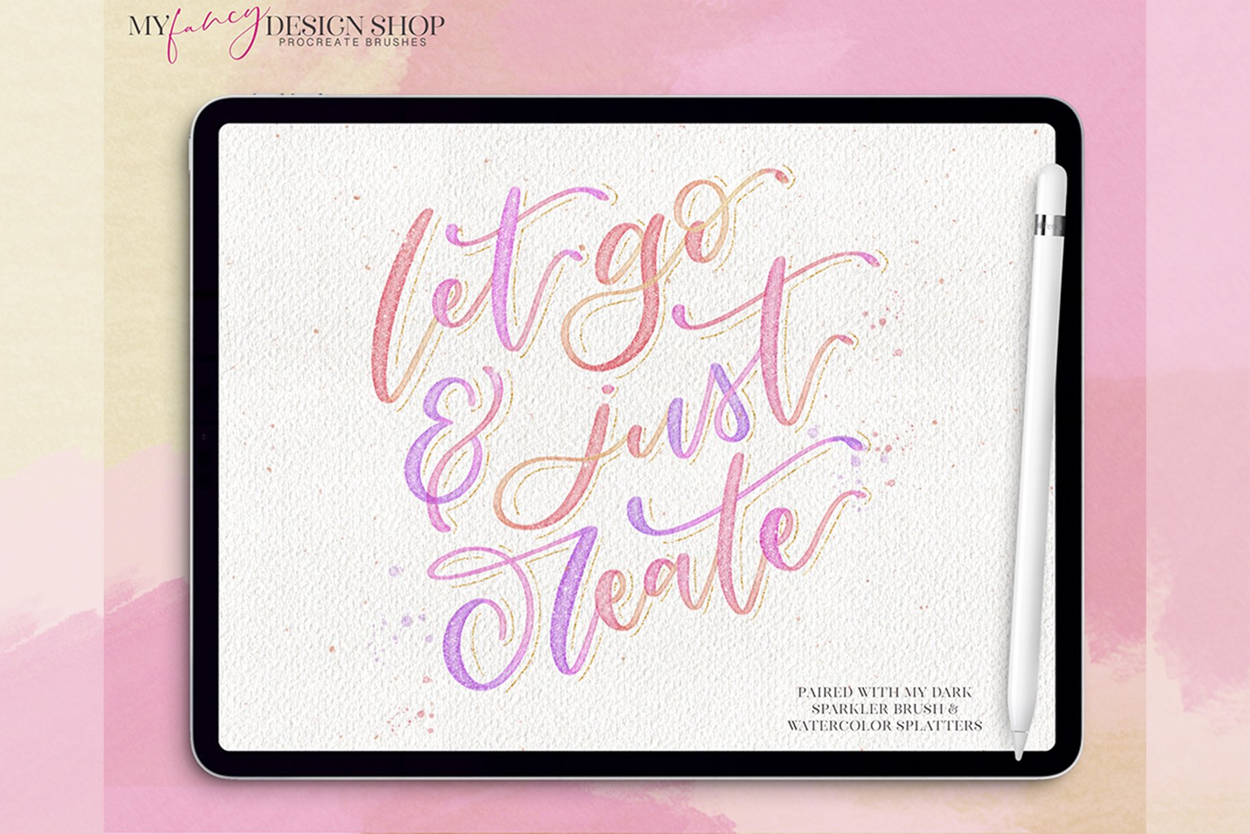 Metallic Watercolor Kit for Procreate - Design Cuts