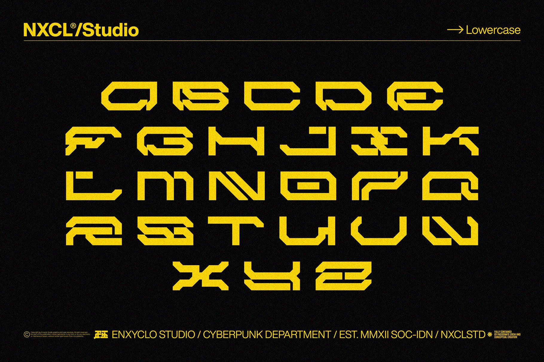 NCL BRAYQOSE - Cyberpunk Futuristic Font - Design Cuts