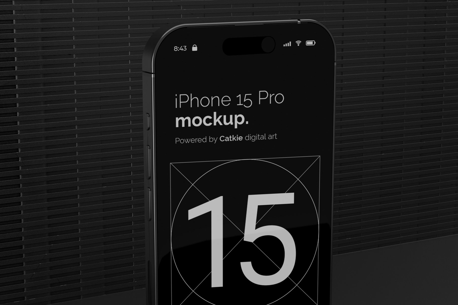 iPhone 15 Pro Mockup Kit - Design Cuts