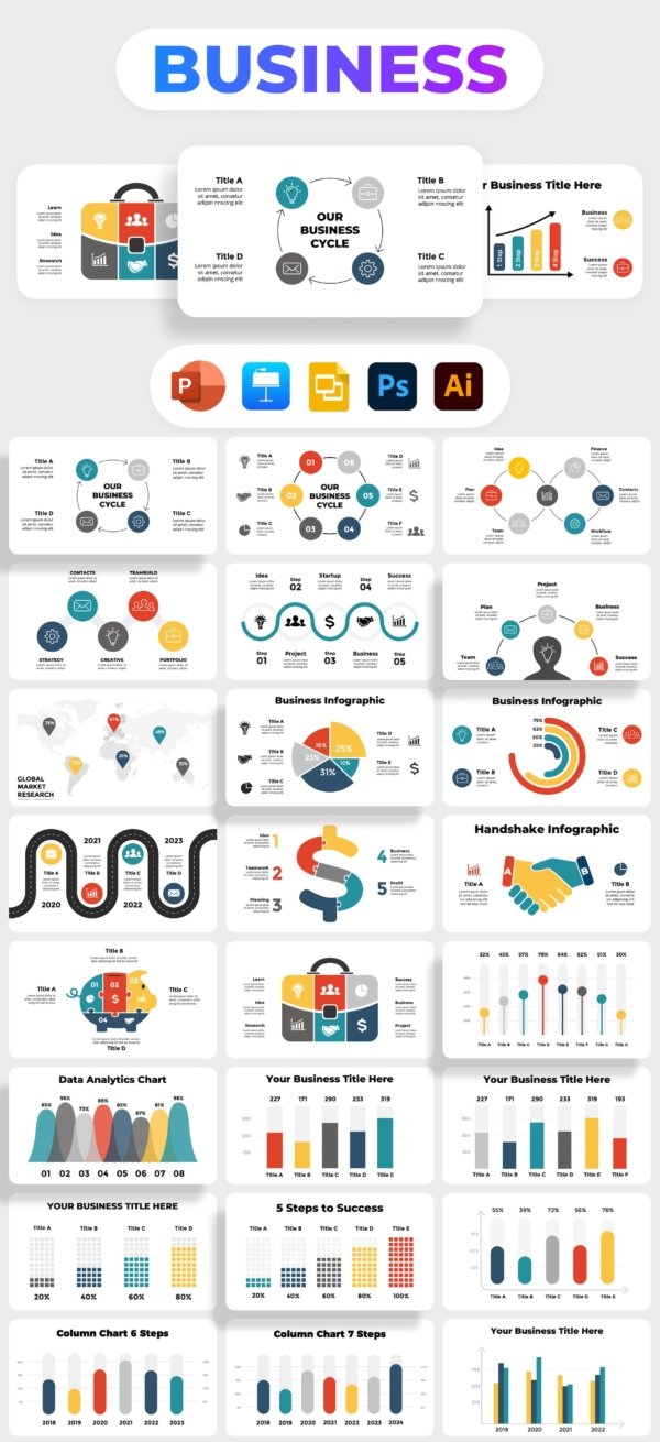 Display Your Designs In A Diverse Way With These Infographic Templates