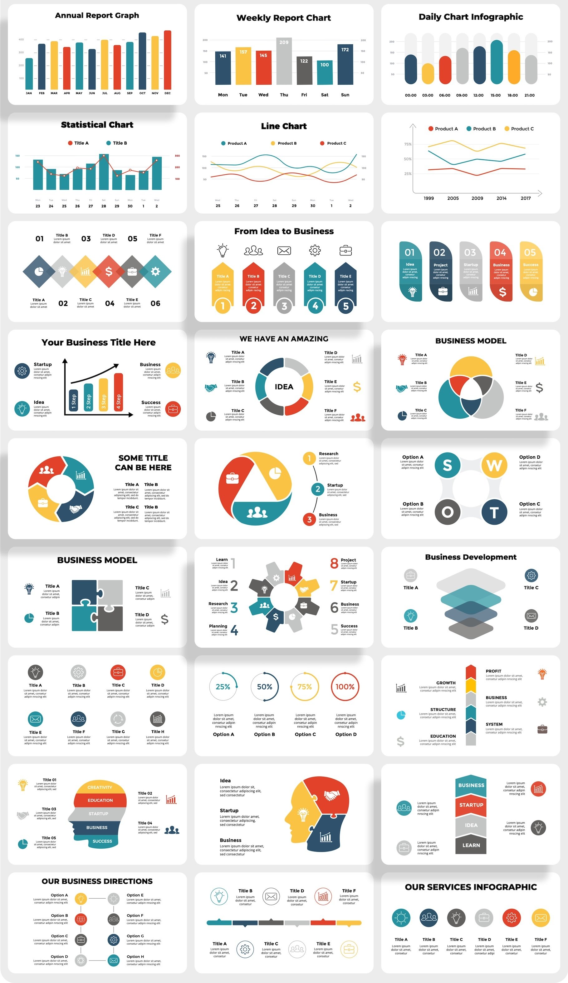 Business Finance PowerPoint Presentation Template - Design Cuts