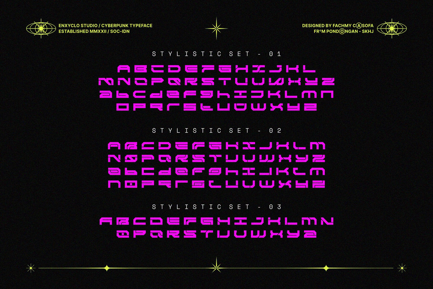 NCL Rabegs - Cyberpunk Futuristic Font - Design Cuts