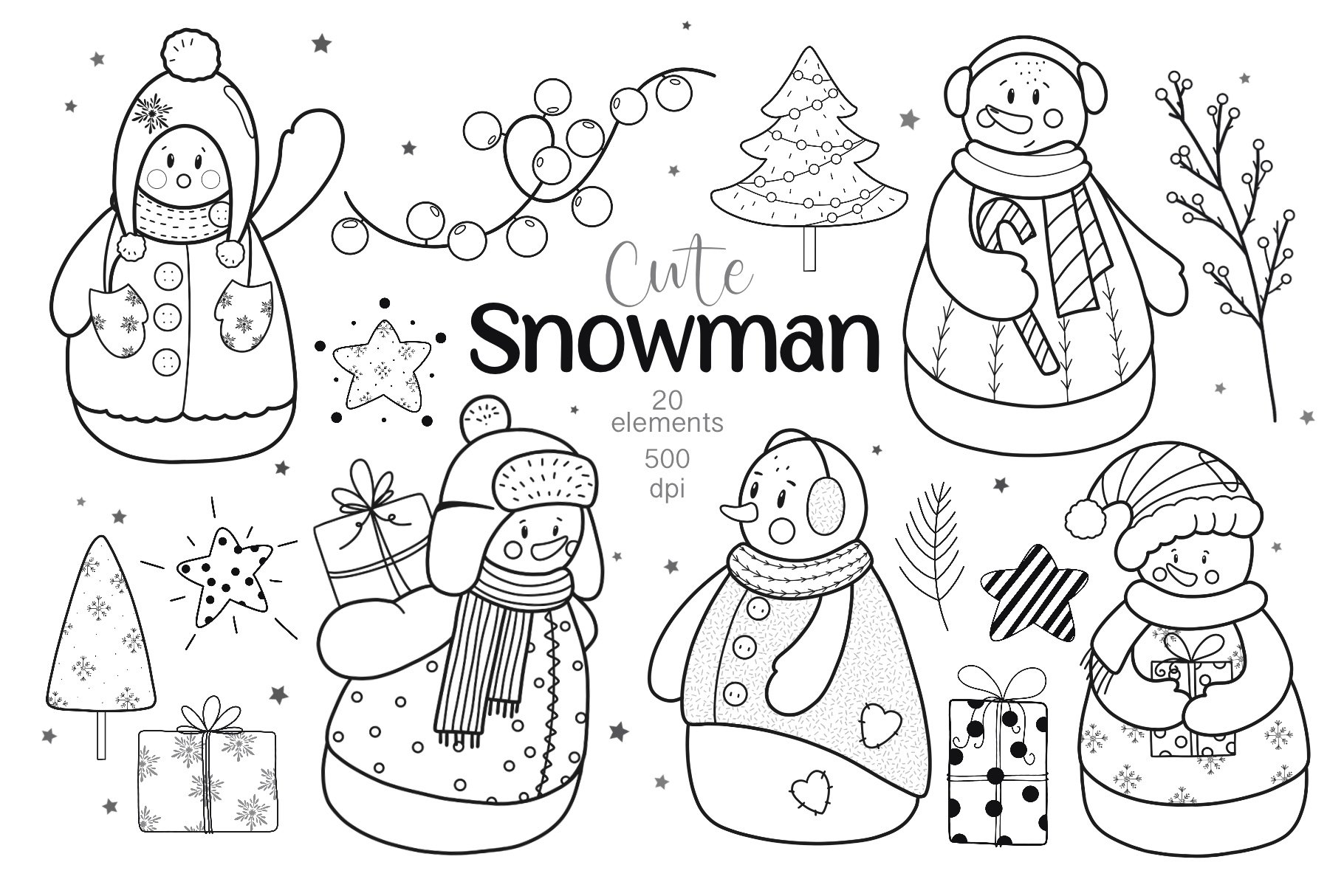 Build your own Snowman kit - Lisa Glanz