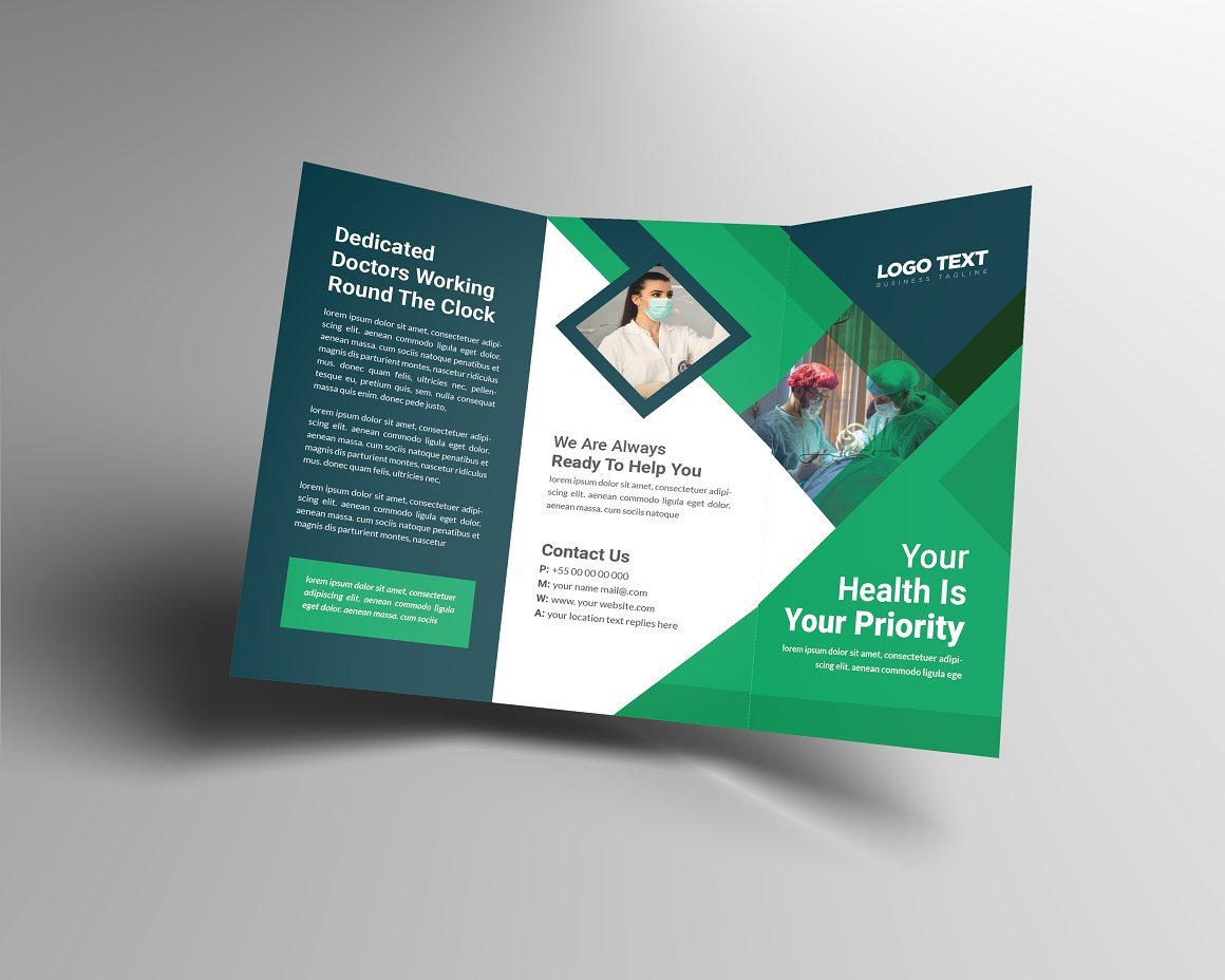 Trifold Brochure Template Collection - Design Cuts