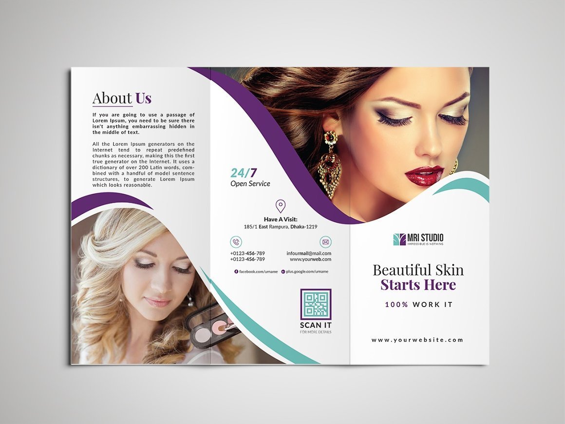 Corporate Tri Fold Brochure Template - Design Cuts