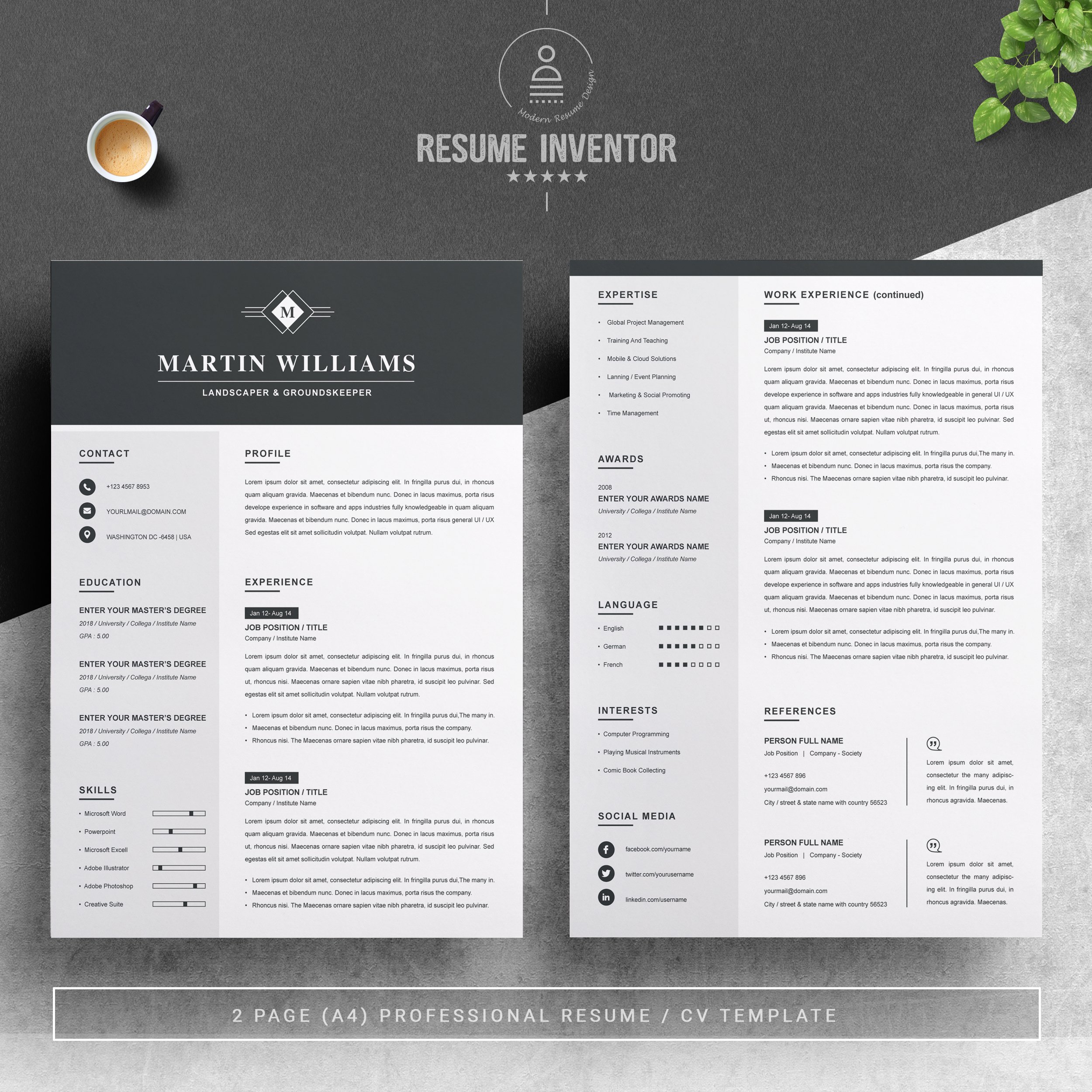 Resume Template 17 - Design Cuts