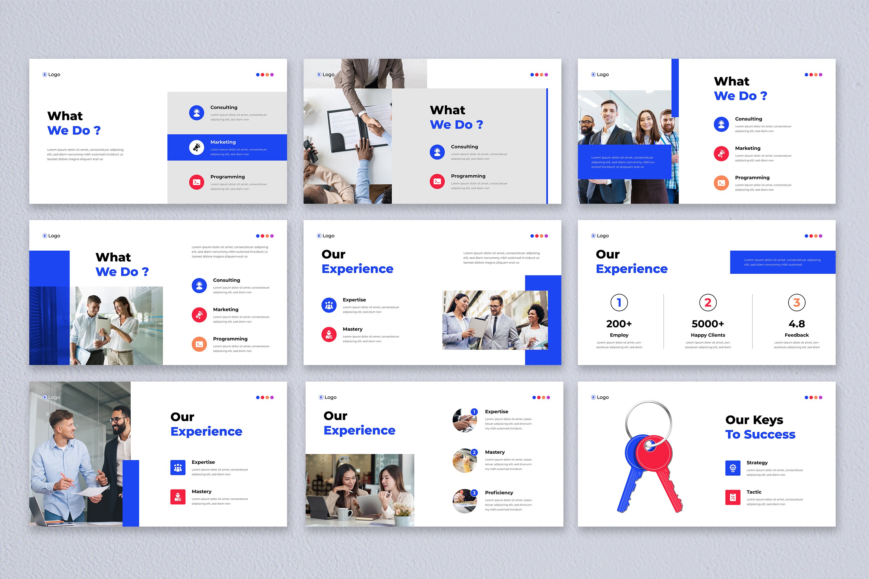 Pitch Deck Business Presentation Template - Design Cuts