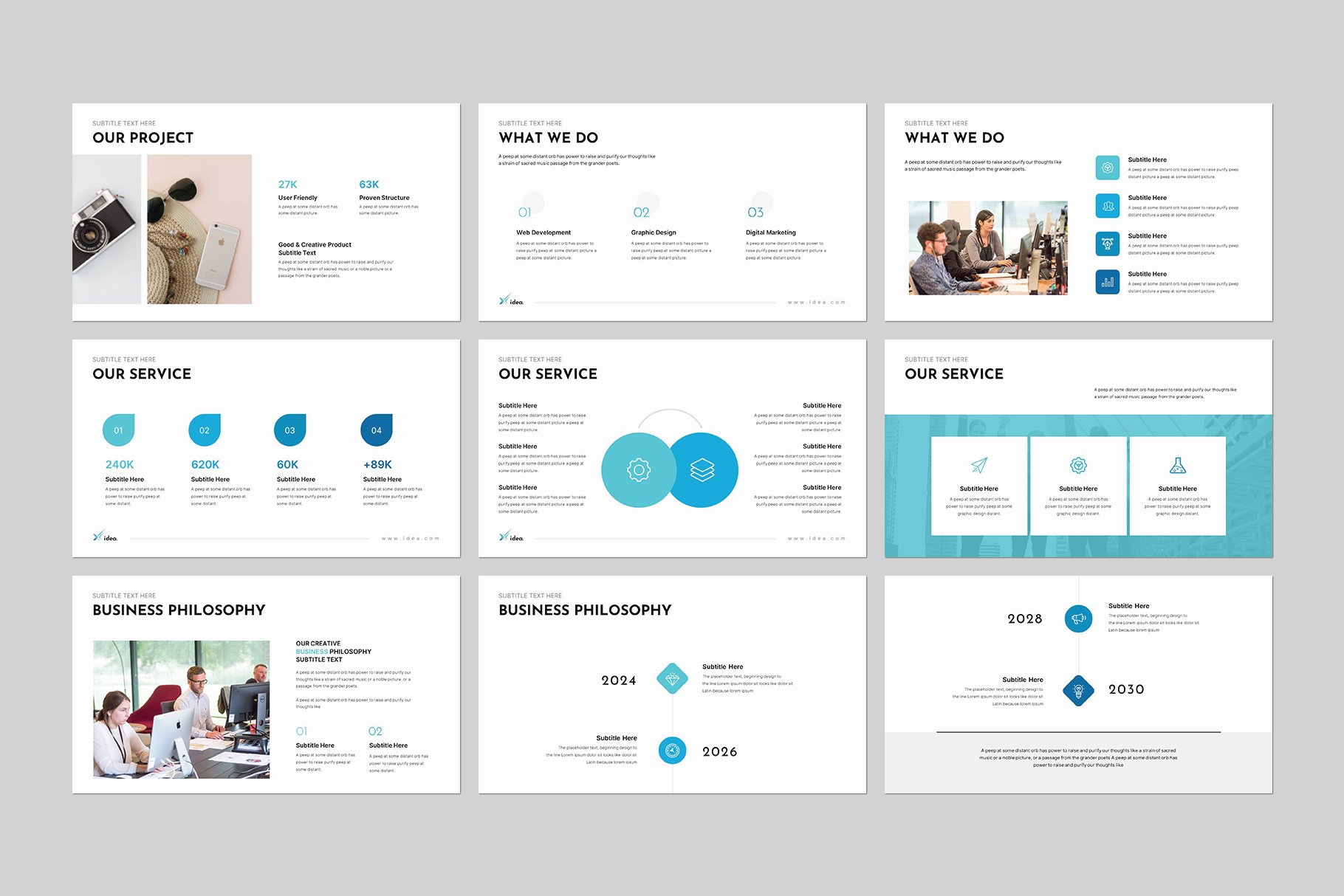 The X-idea Presentation Template - Design Cuts