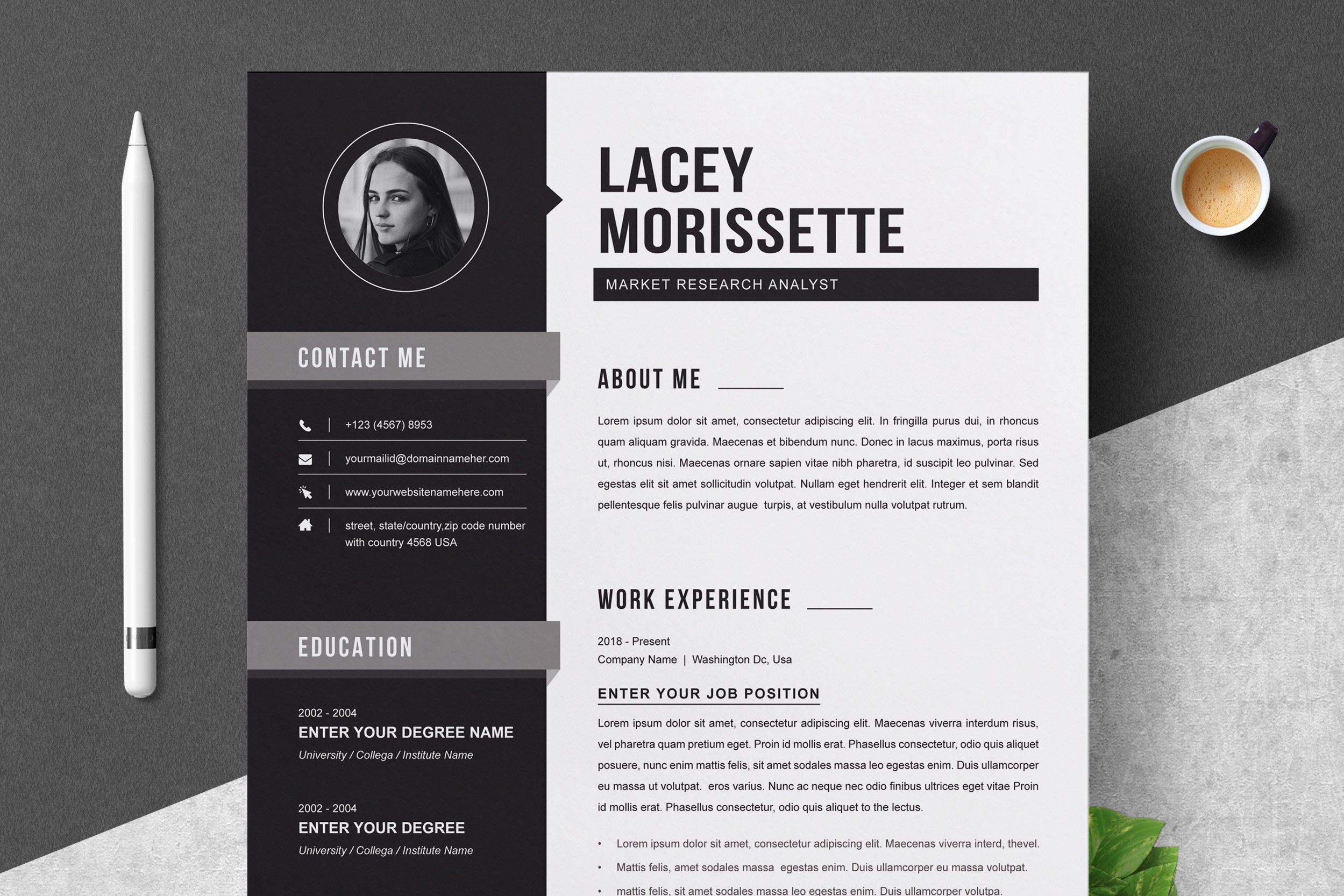 Business Professional Resume Template - Design Cuts