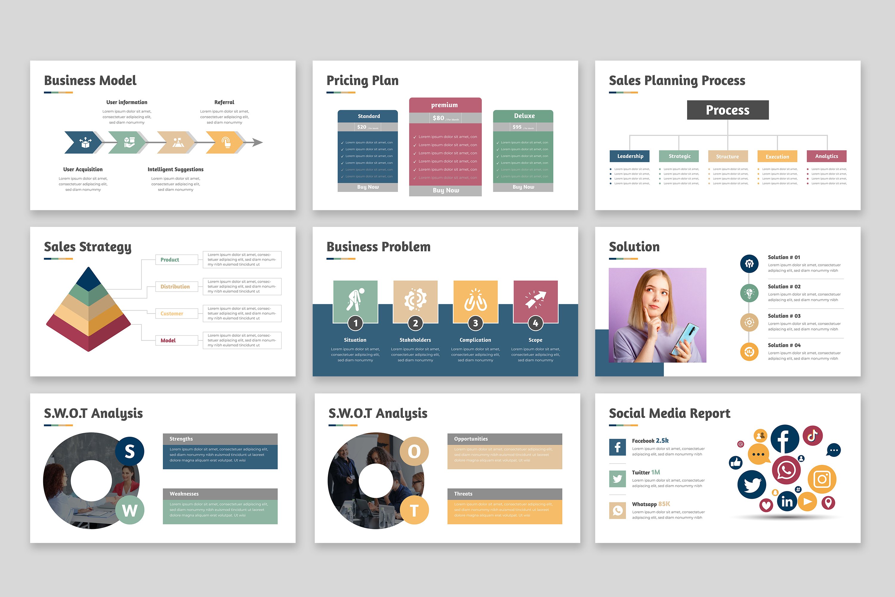 Business Plan Presentation Template 8 - Design Cuts