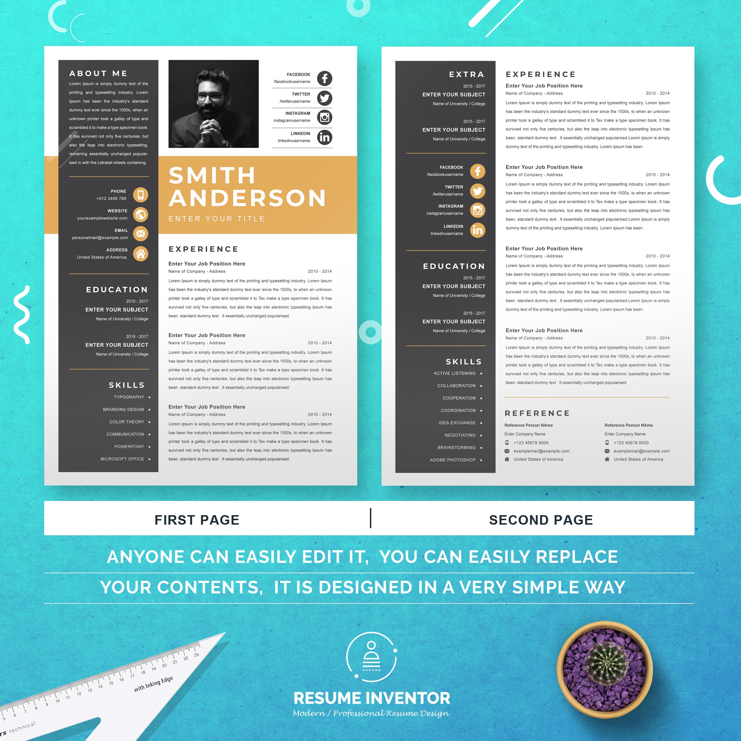 Clean Resume Booklet - Design Cuts