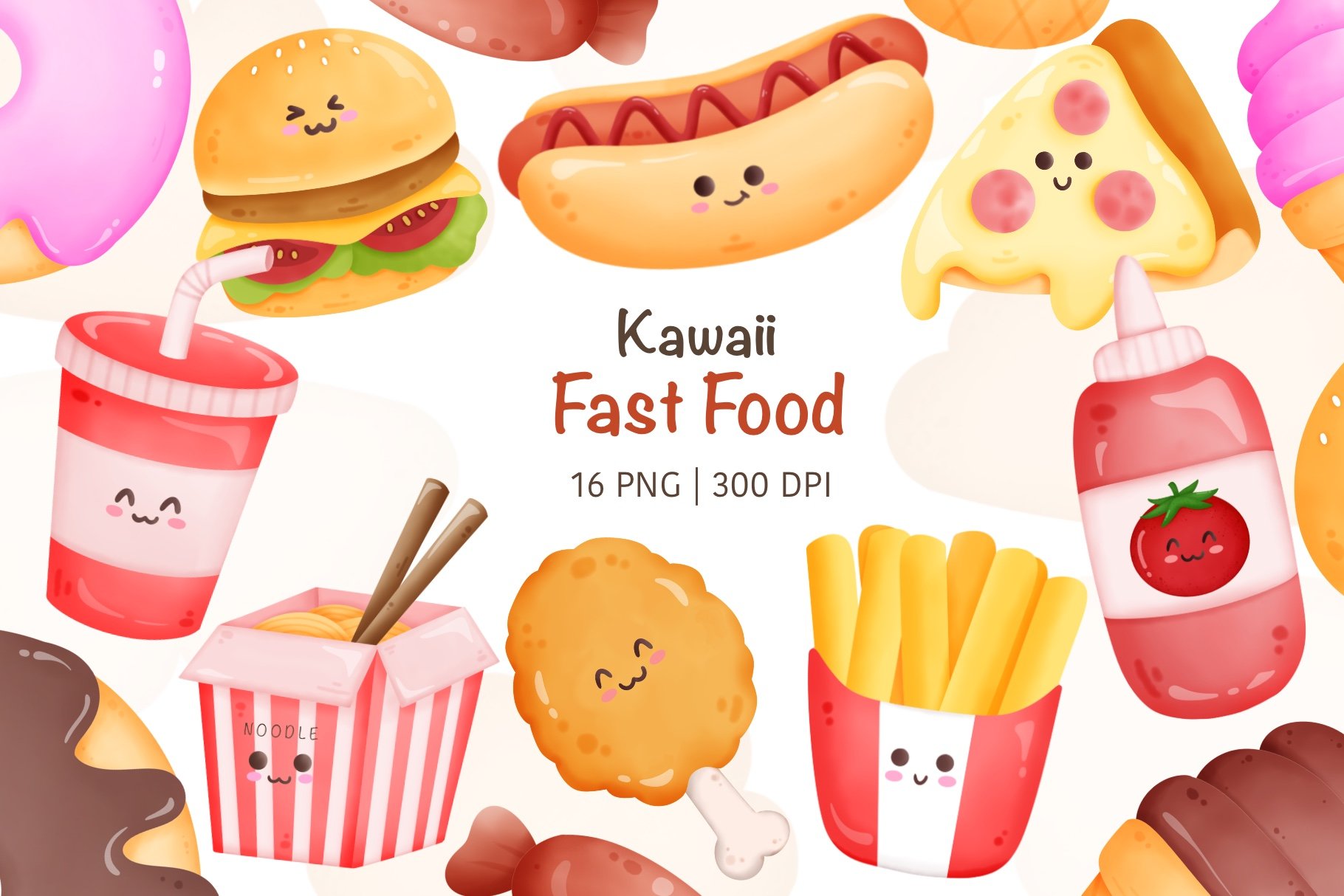 Kawaii Fast Food - Design Cuts