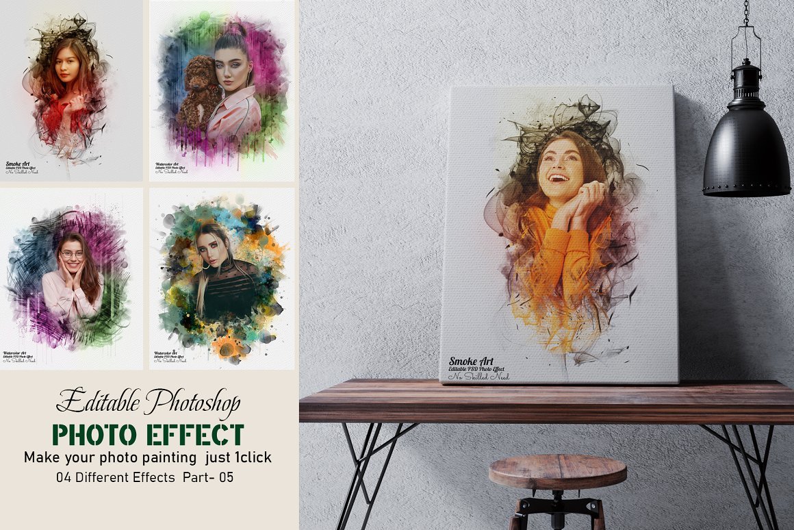 Painting Photoshop Effect - Design Cuts