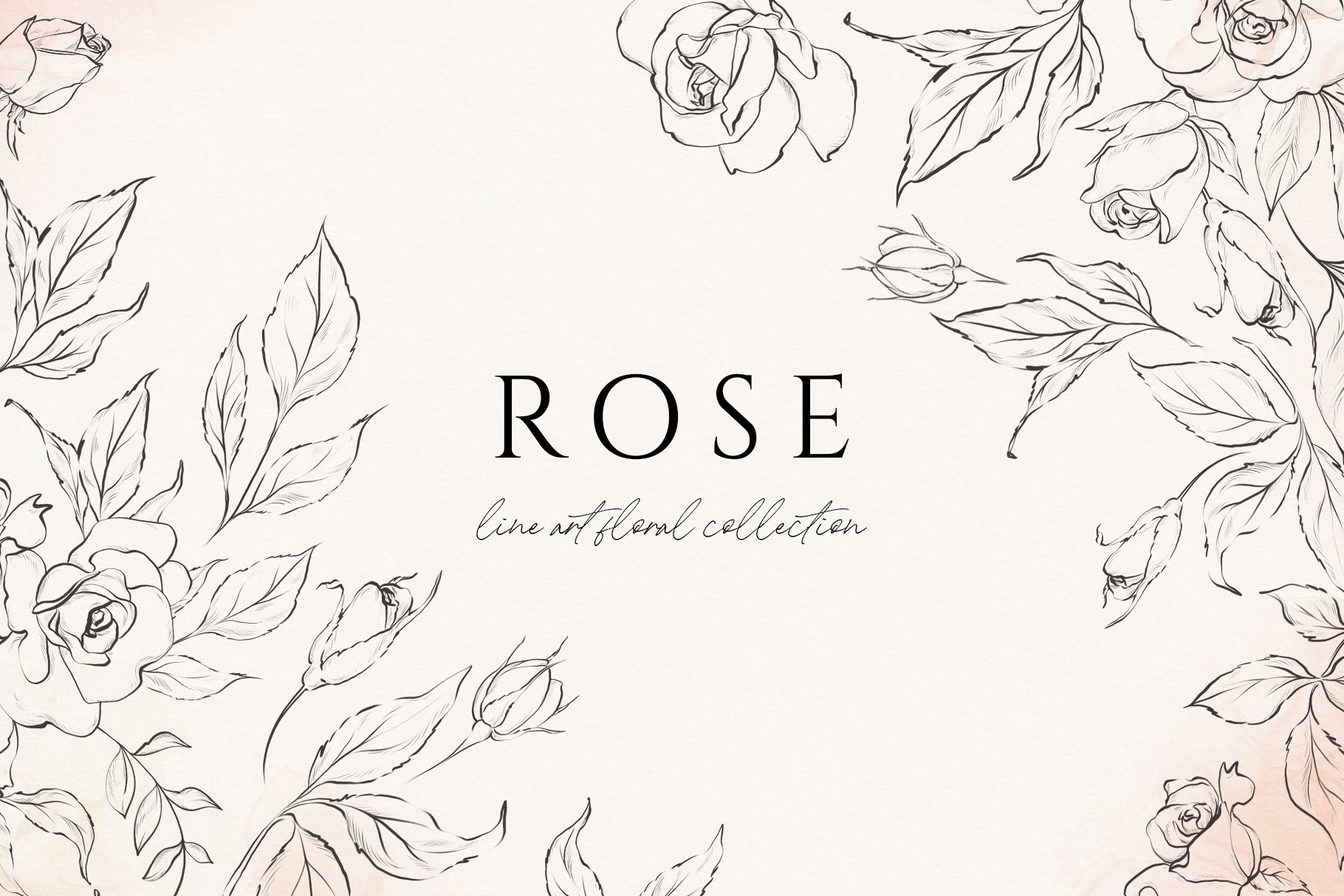 Rose Flower Corner Design | Border Design | Rose Drawing - YouTube