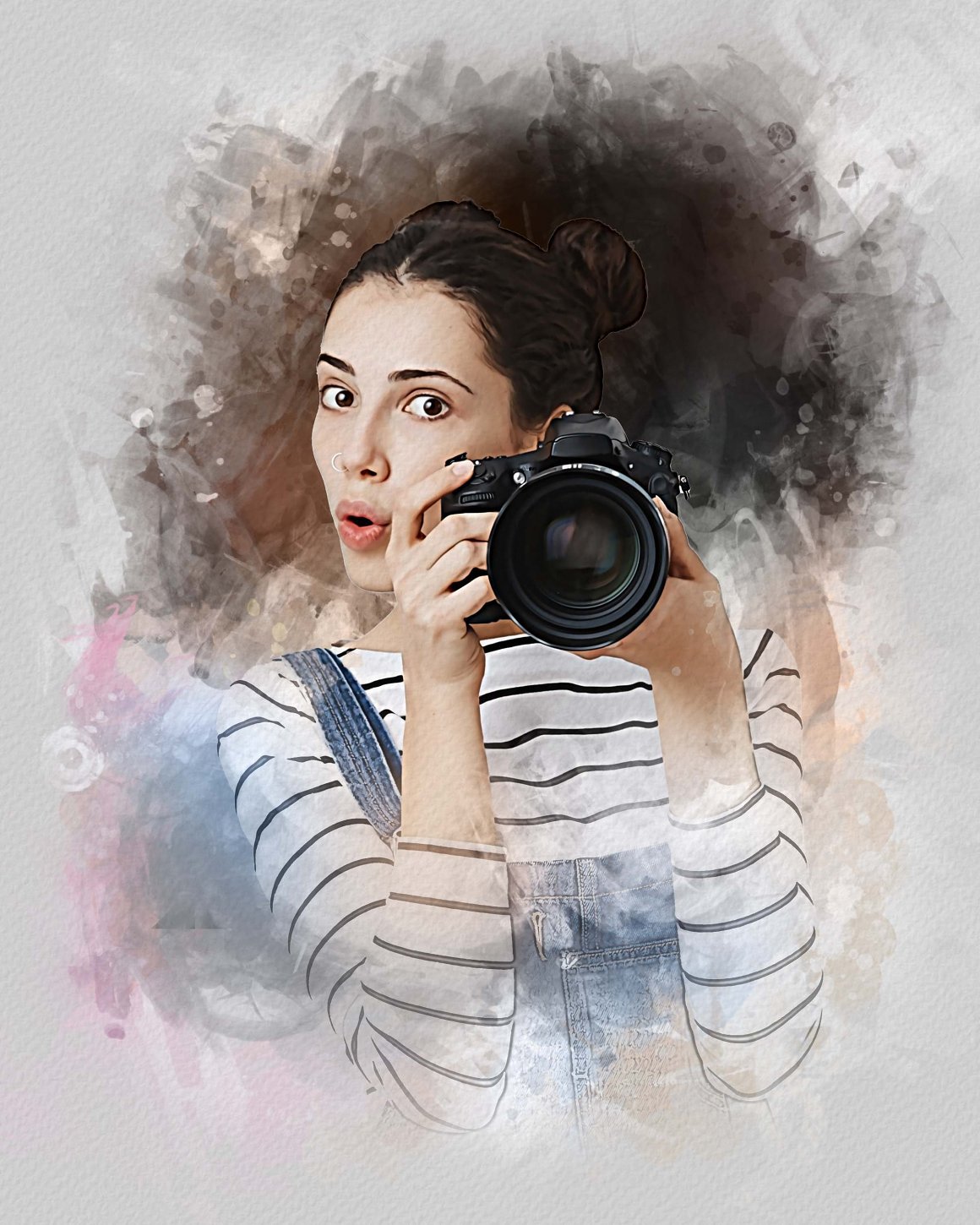 Watercolor Whimsy Photo Effect - Design Cuts