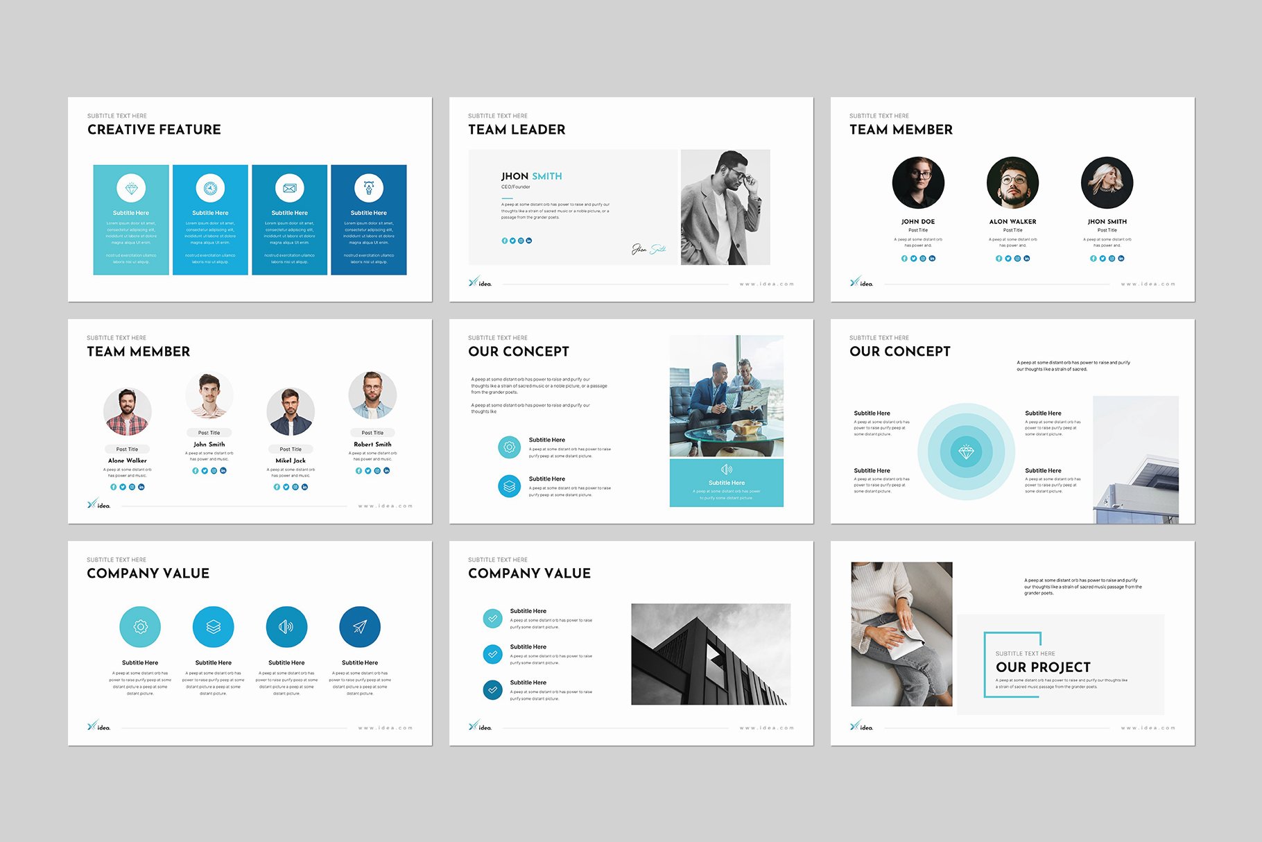 The X-idea Presentation Template - Design Cuts